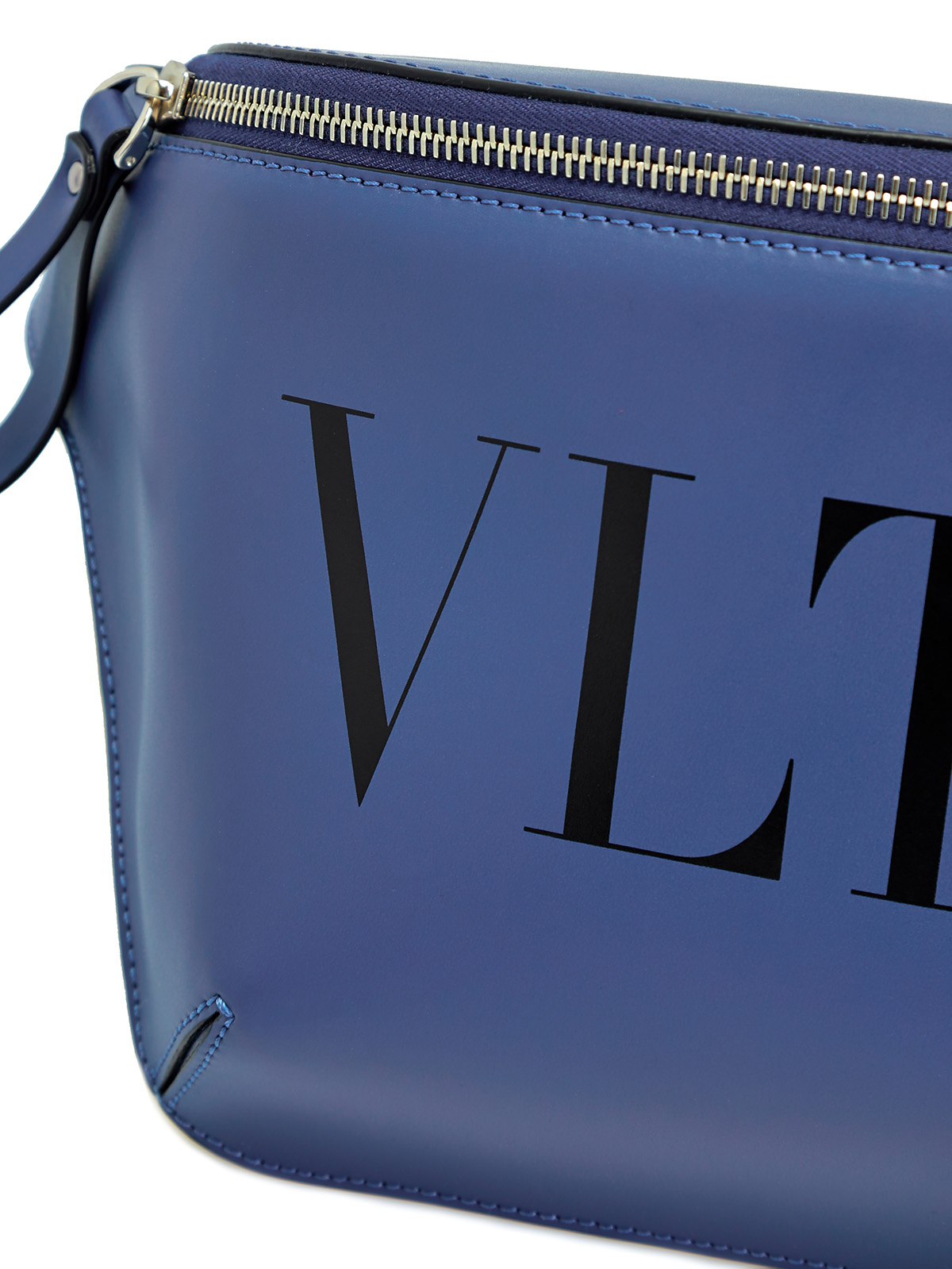 Поясная сумка VLTN из гладкой матовой кожи VALENTINO, цвет синий, размер 36;36.5;37;37.5;38;38.5;39;40;41;39.5 - фото 5