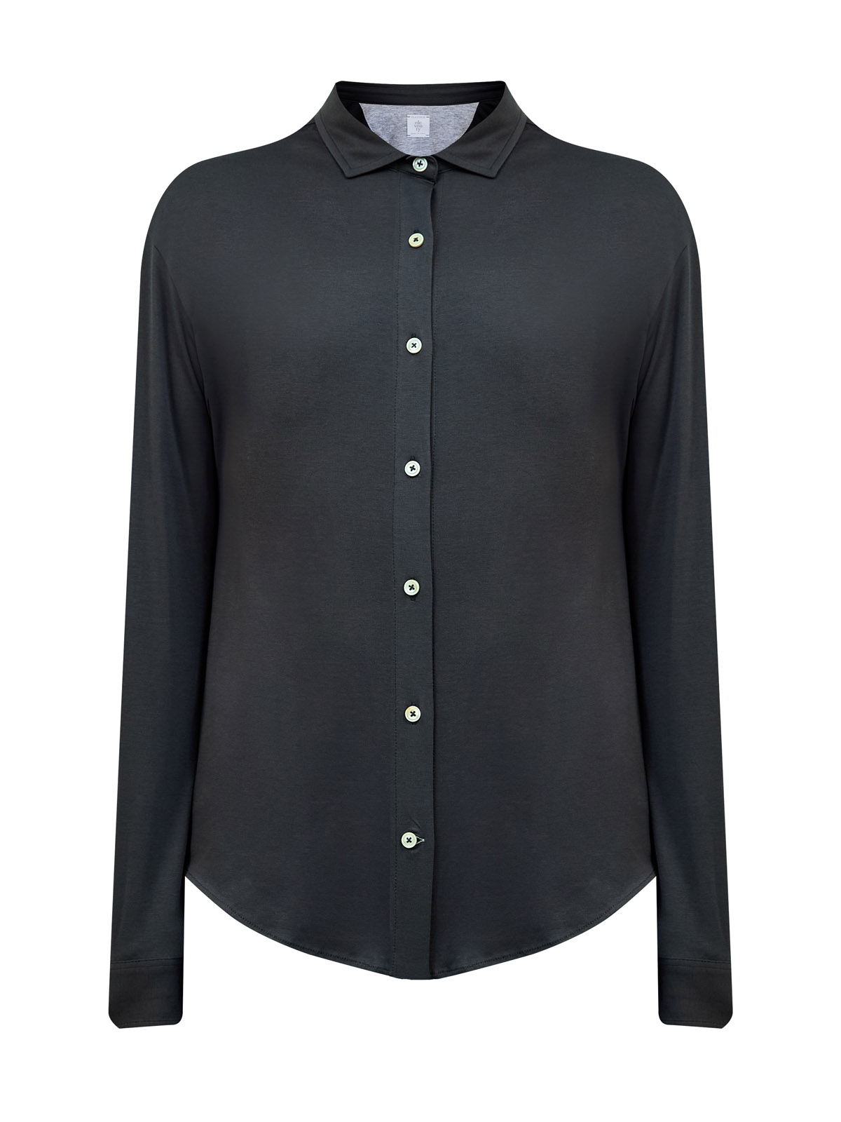 

Рубашка в стиле casual из гладкого хлопка и модала, Зеленый, Рубашка в стиле casual из гладкого хлопка и модала