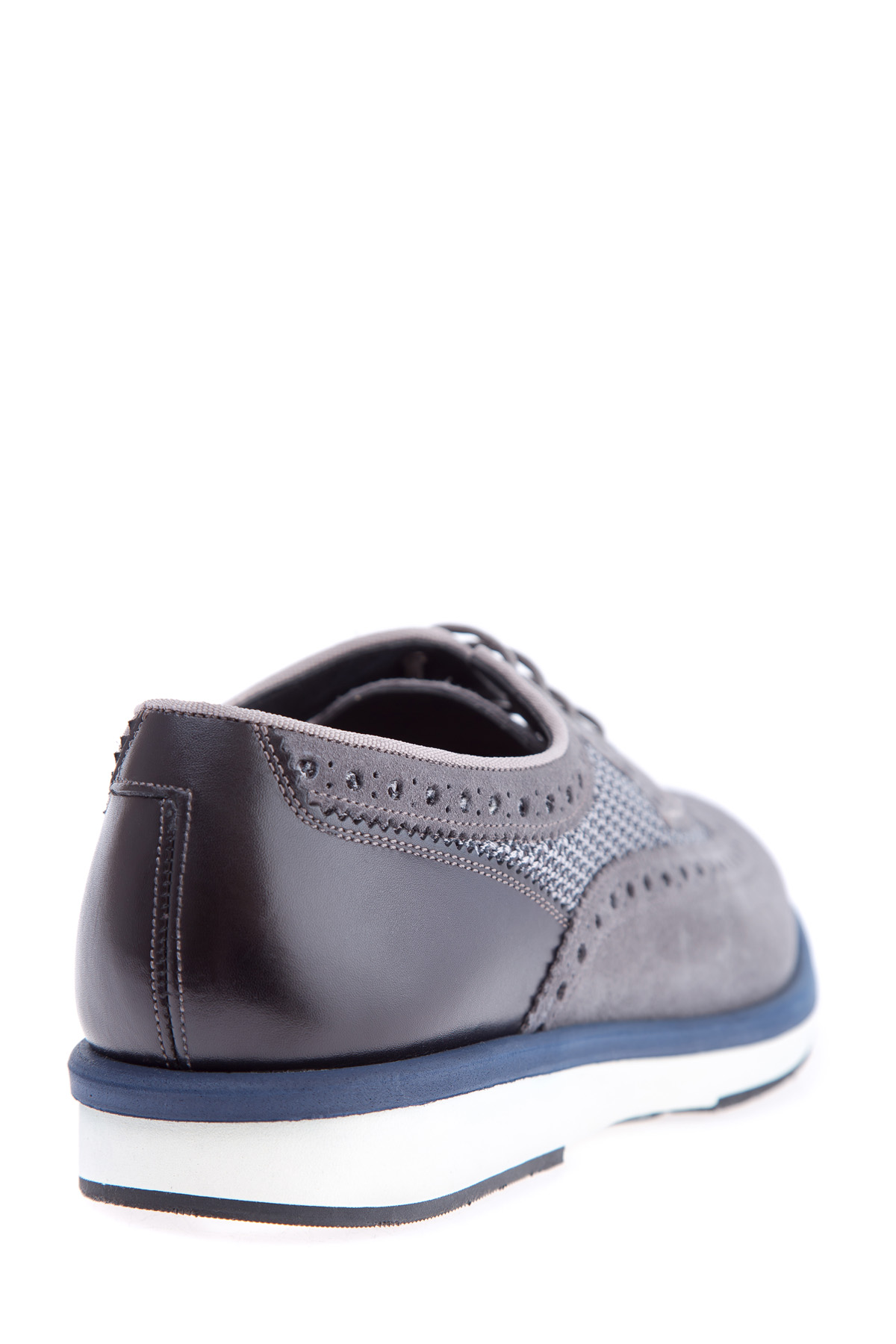 ботинки SANTONI, цвет серый, размер 40 - фото 4