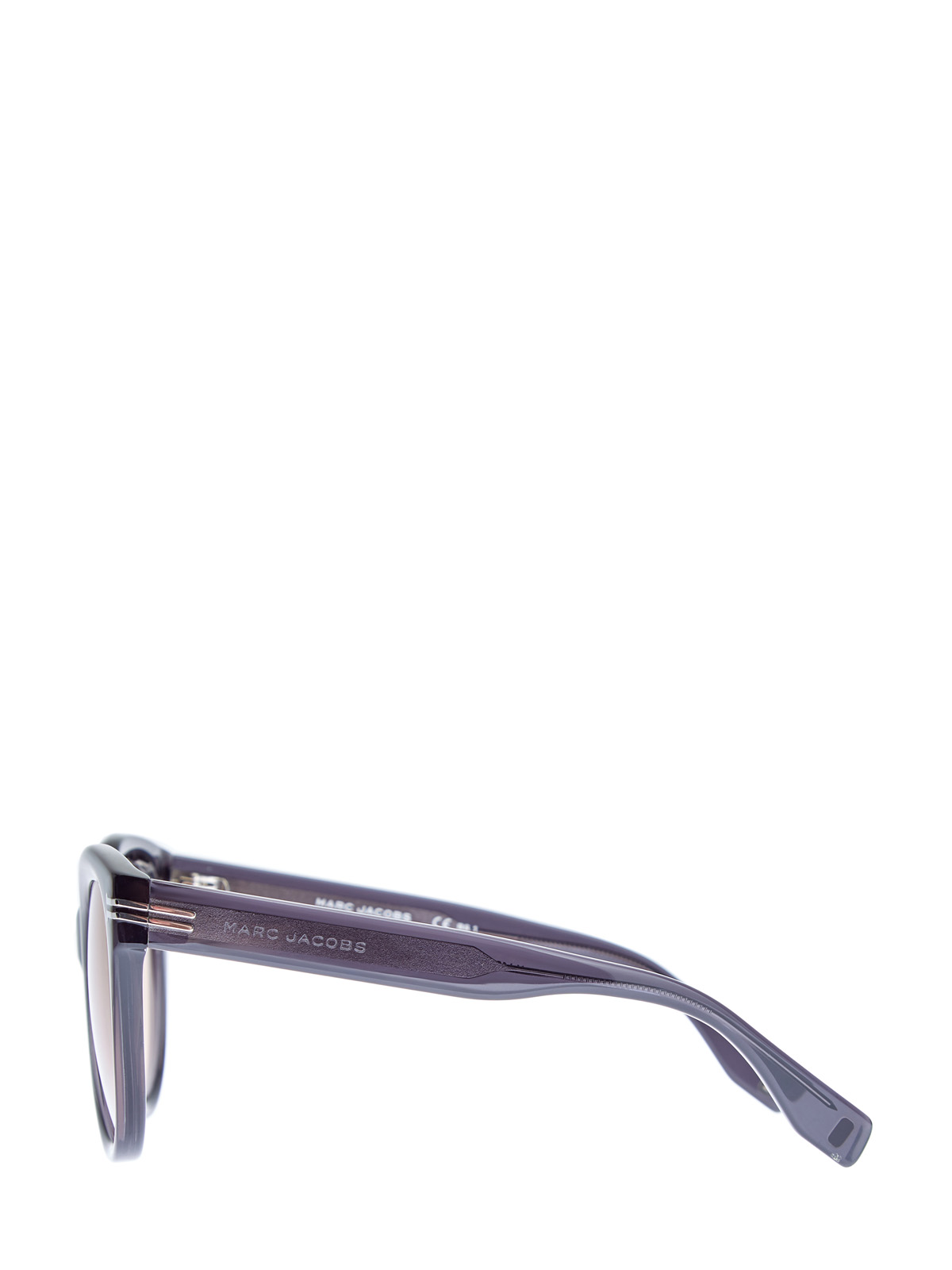 Солнцезащитные очки с мерцающими дужками и монограммой MARC JACOBS (sunglasses), цвет черный, размер S;M;L - фото 3