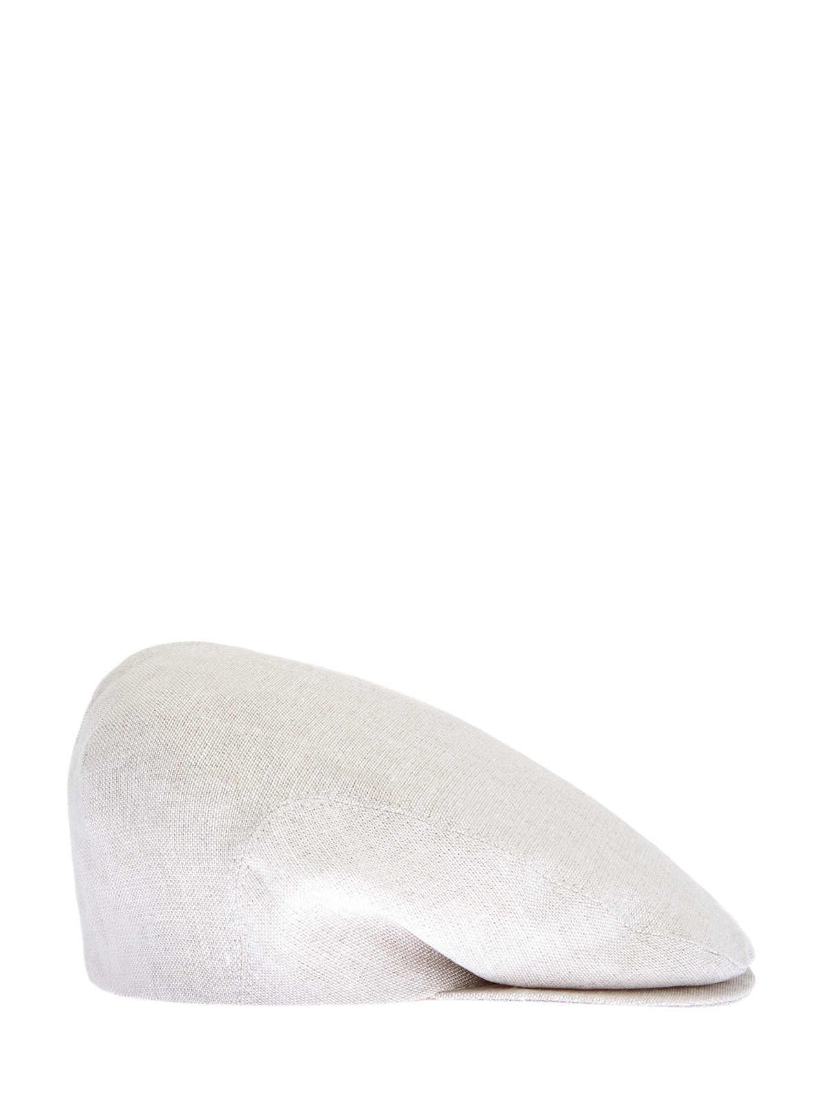 Светлая кепка-коппола из дышащей льняной ткани ELEVENTY, цвет белый, размер M;L - фото 3