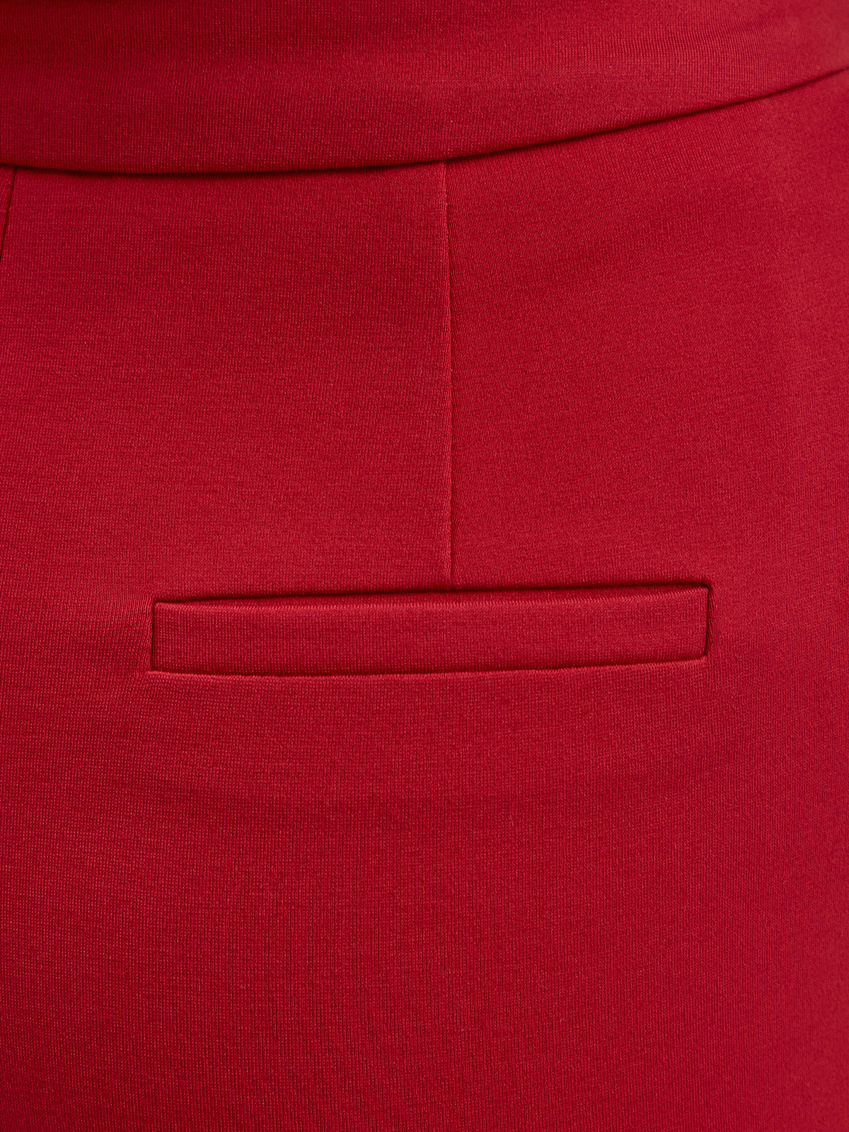 Облегающие брюки из эластичной ткани Punto с разрезами KARL LAGERFELD, цвет красный, размер S;L - фото 5