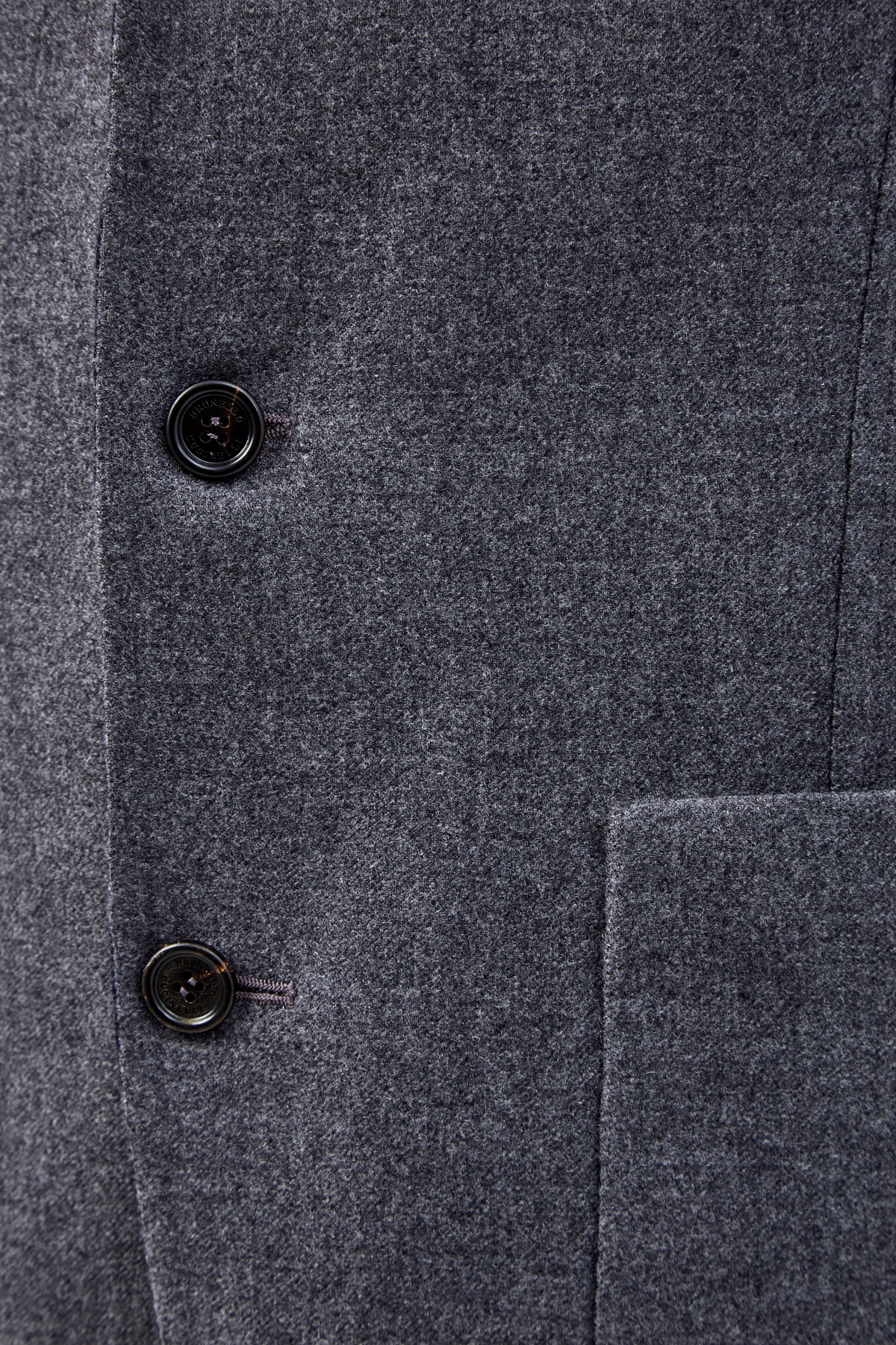 Двустороннее пальто-блейзер из кашемира BRUNELLO CUCINELLI, цвет мульти, размер 52;54;50 - фото 7