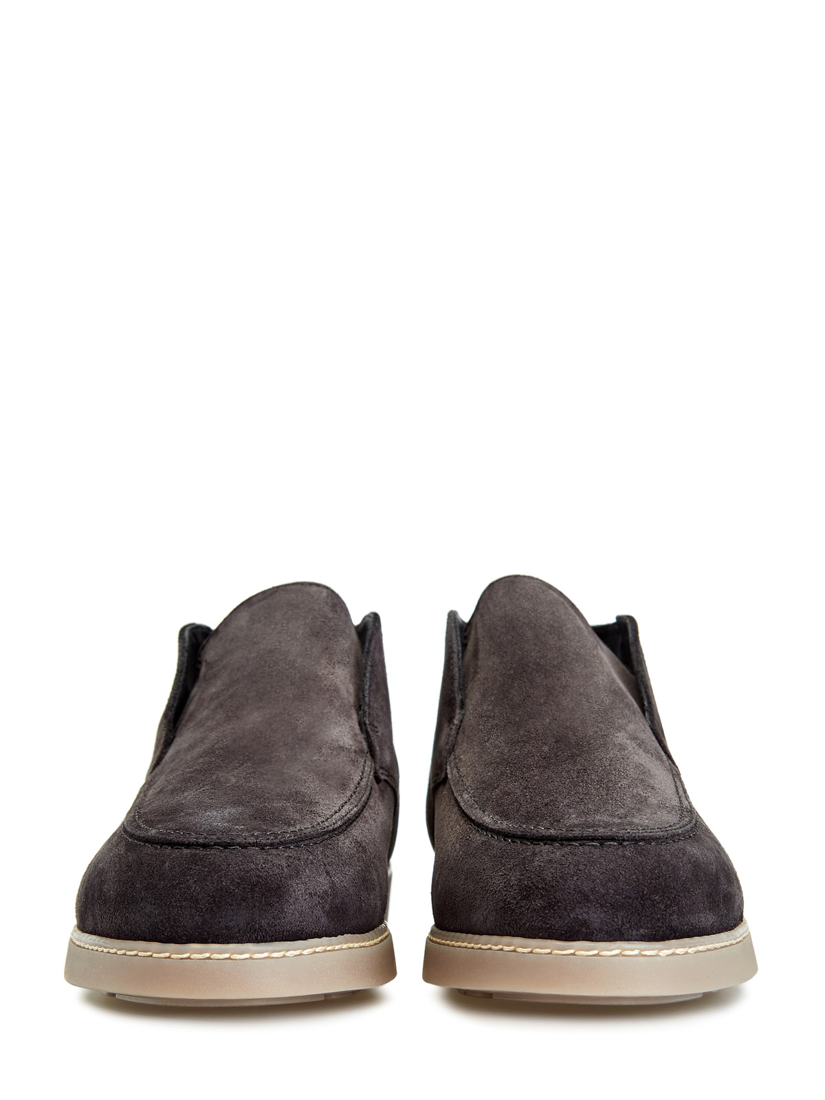 Замшевые ботинки с отделкой из густого меха DOUCAL'S, цвет коричневый, размер 40.5;41;41.5;42;42.5;43;43.5;44 - фото 5