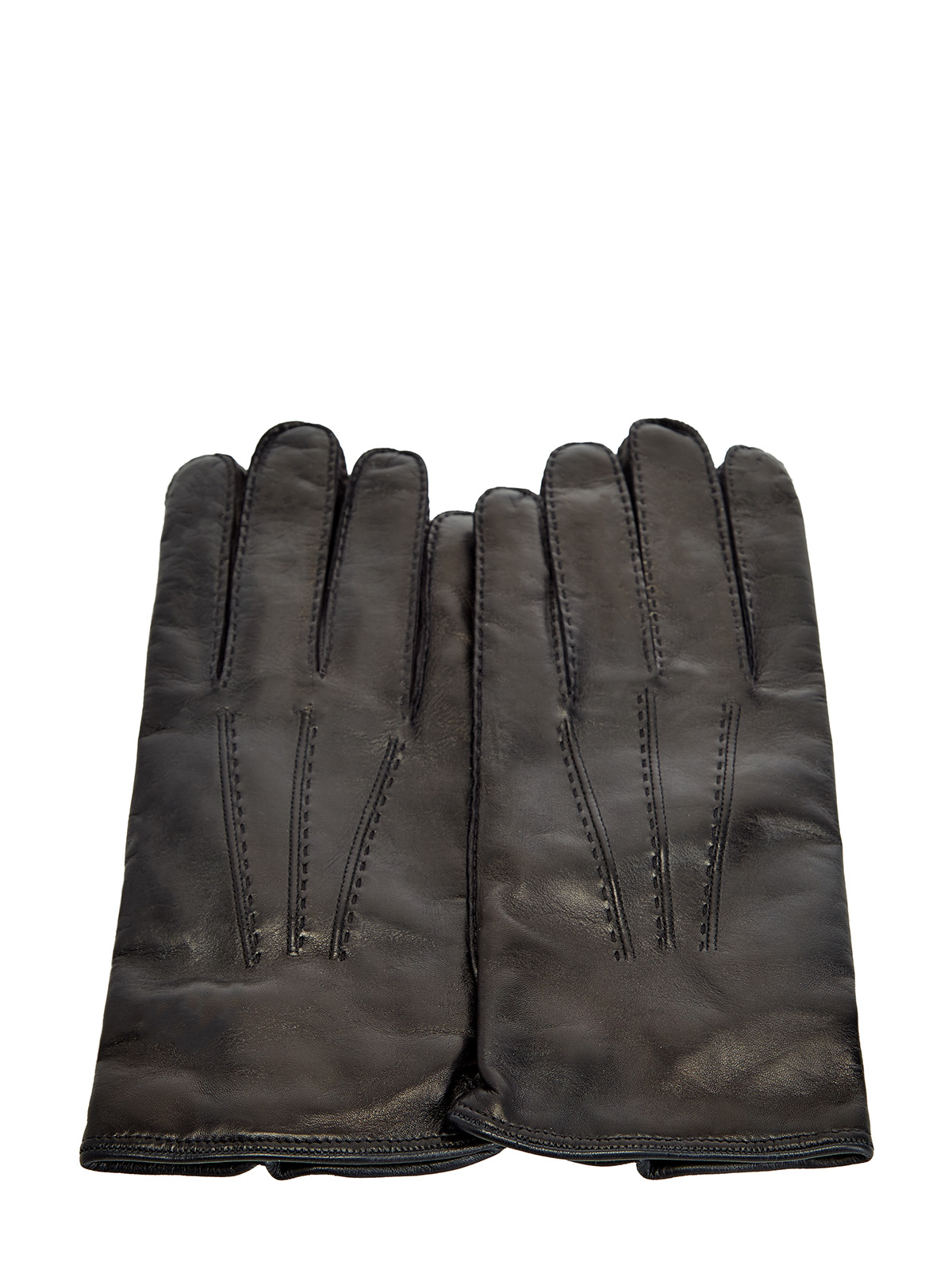 Перчатки из кожи ягненка с кашемировой подкладкой MORESCHI, цвет черный, размер S;M;L - фото 2