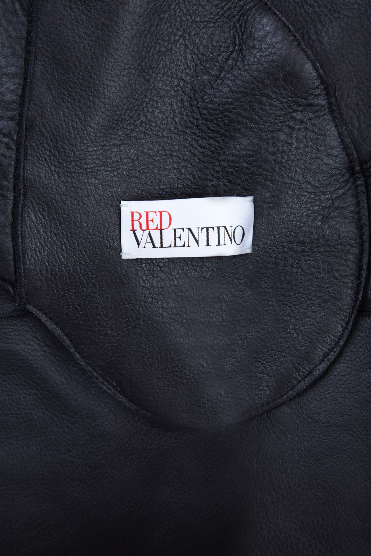 Дубленка со вставками из стриженой овчины и густого меха калгана REDVALENTINO, цвет черный, размер 36;44 - фото 6