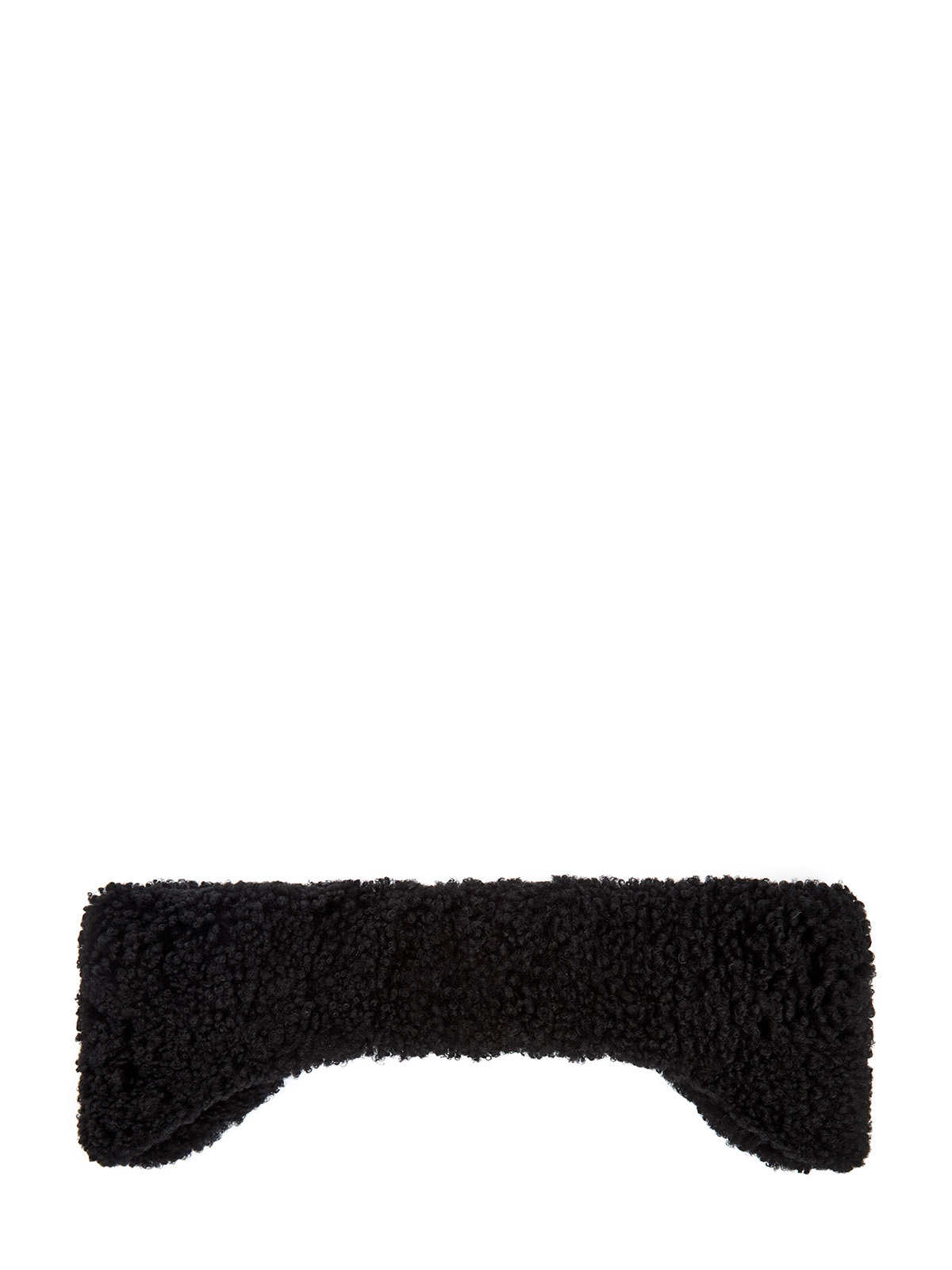 Головная повязка из фактурного меха ягненка