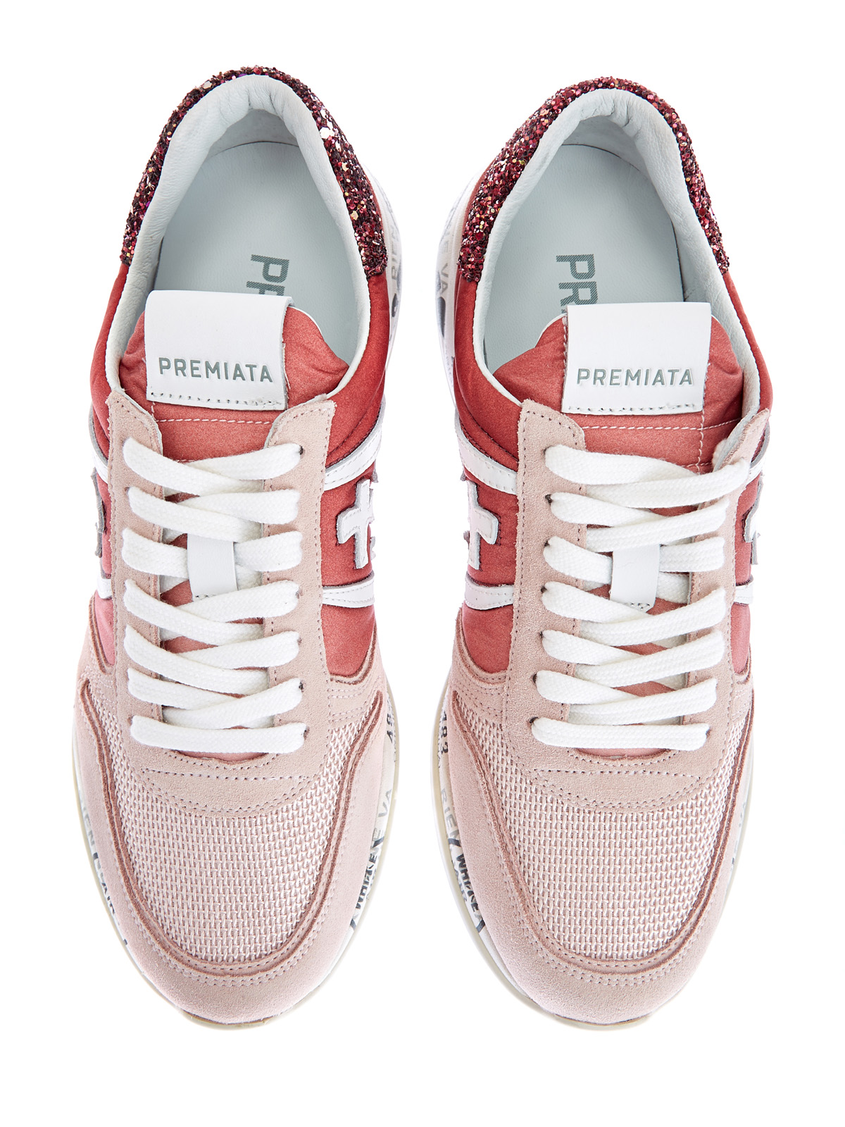 Комбинированные кроссовки Layla с мерцающей отделкой PREMIATA, цвет розовый, размер 5;6;7;8;9 - фото 4