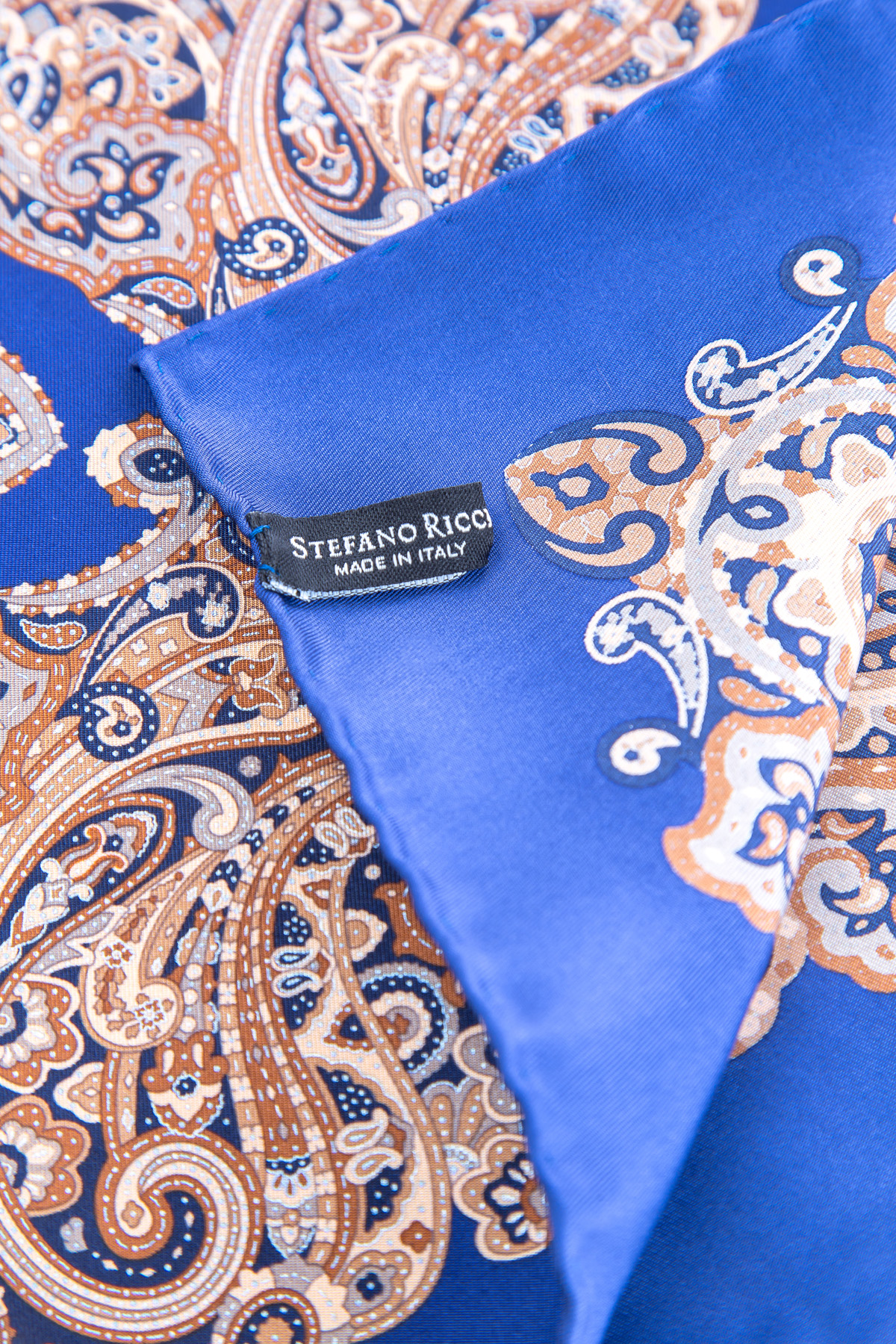 платок STEFANO RICCI, цвет синий, размер 48 - фото 4