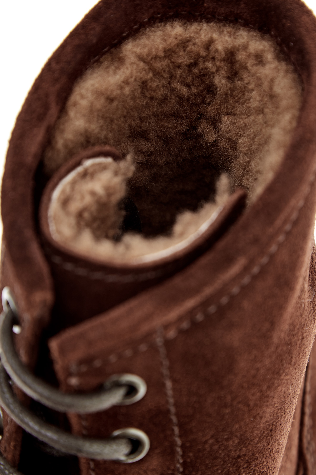 Высокие ботинки из замши с литой подошвой BRUNELLO CUCINELLI, цвет коричневый, размер 39;41;43 - фото 6