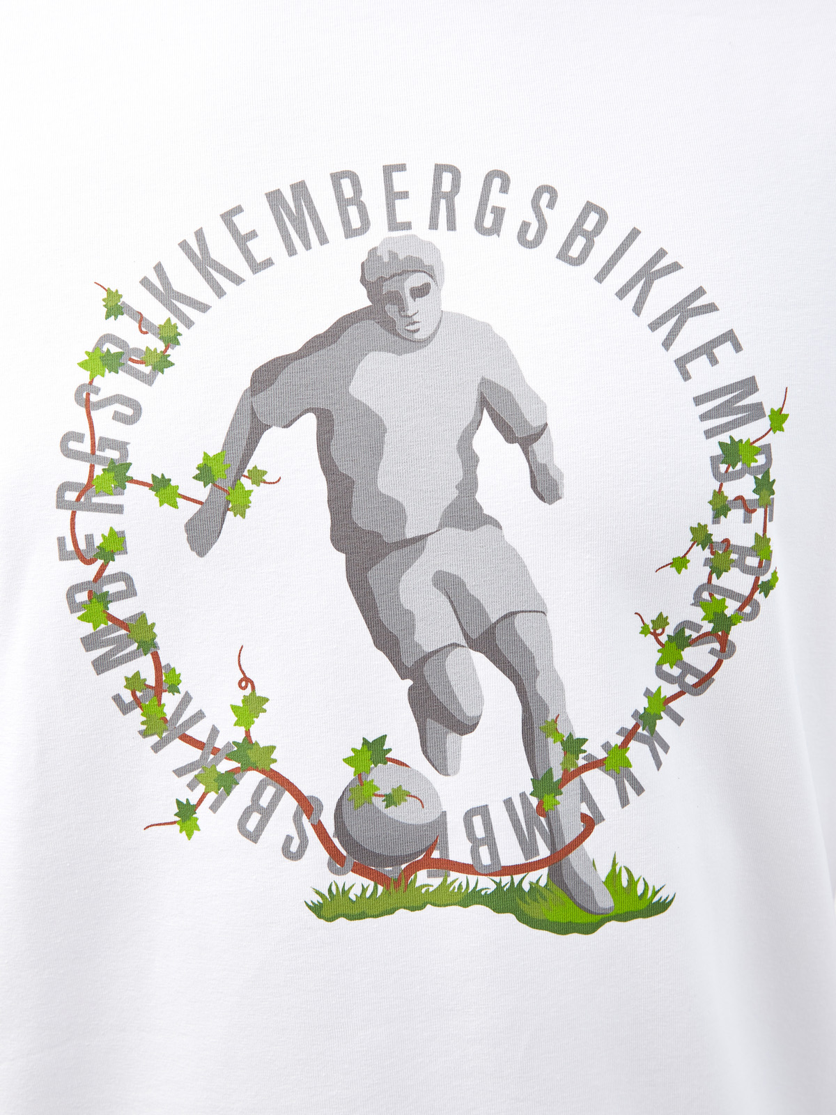 Хлопковая футболка из джерси с принтом Neo-Sport BIKKEMBERGS, цвет белый, размер S;L;XL;2XL;3XL - фото 5