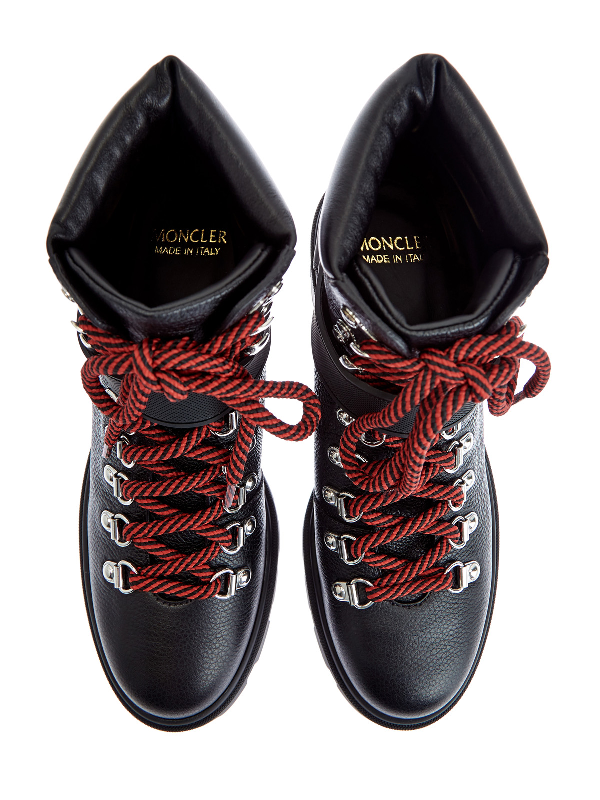 Высокие ботинки Carol из фактурной кожи теленка MONCLER, цвет черный, размер 36.5;37.5;38;38.5;39.5;40 - фото 5