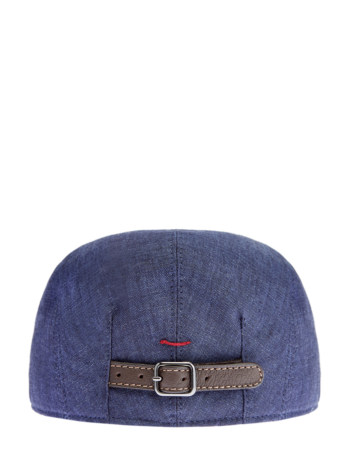 Однотонная кепка-коппола из дышащего льна BRUNELLO CUCINELLI, цвет синий, размер L;XL - фото 5