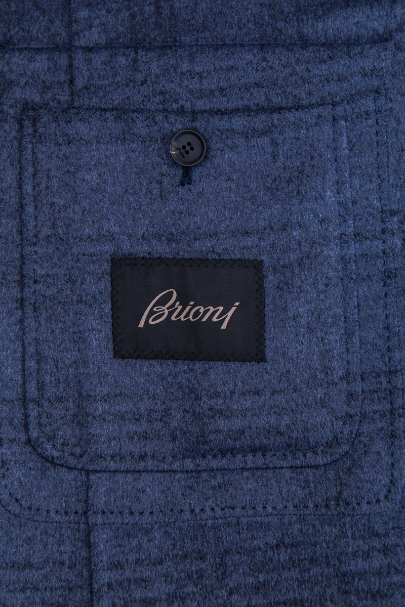 пальто BRIONI, цвет синий, размер 50;56 - фото 6