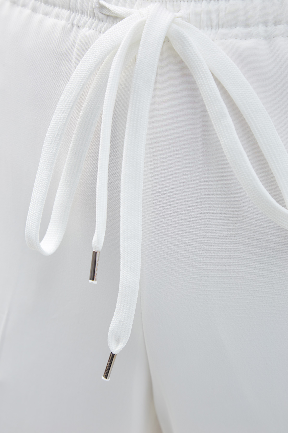 Расклешенные брюки из струящейся ткани ERMANNO SCERVINO, цвет белый, размер 42;44 - фото 6