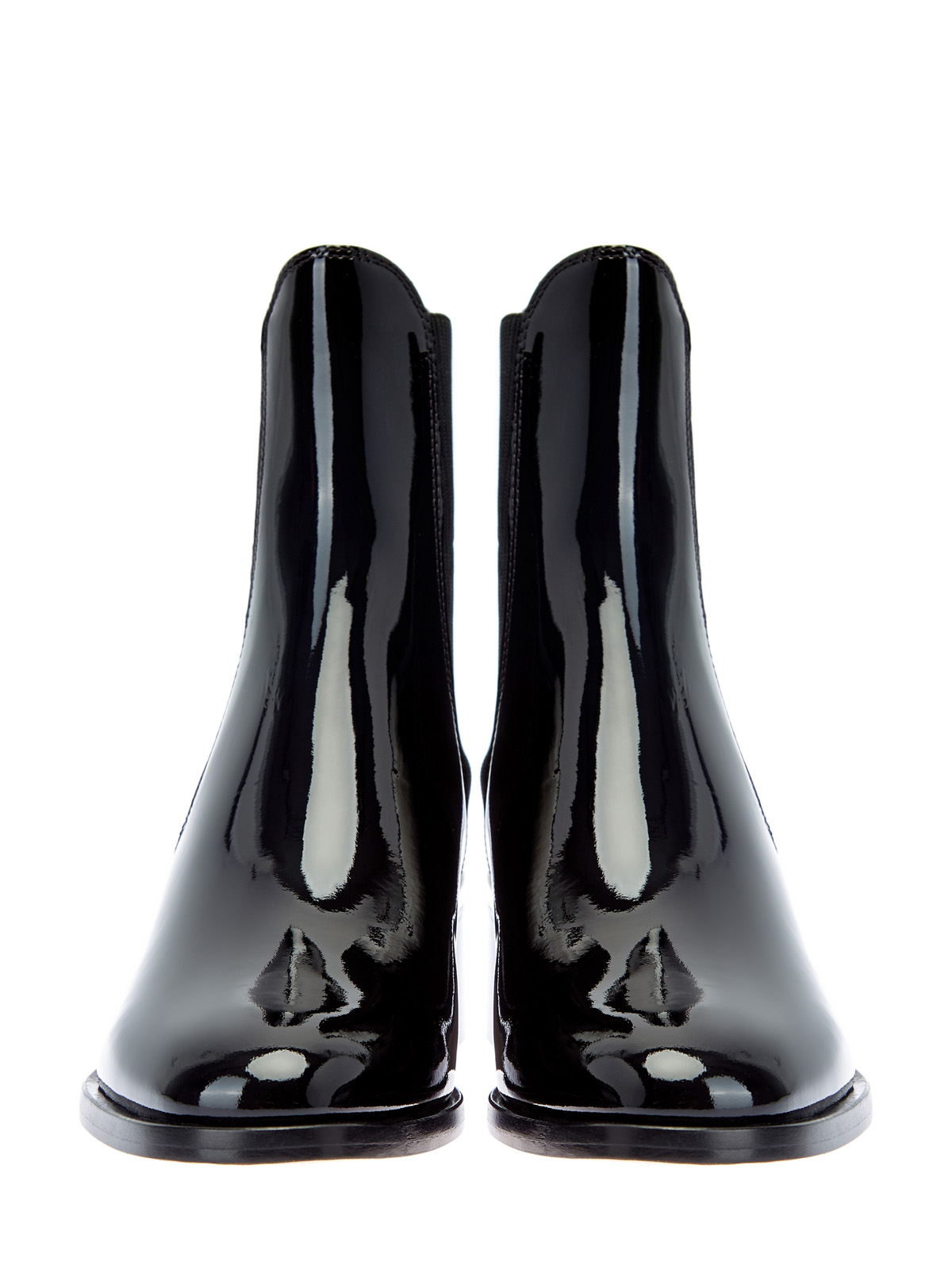 Ботильоны-челси Rourke из кожи с лакированным эффектом