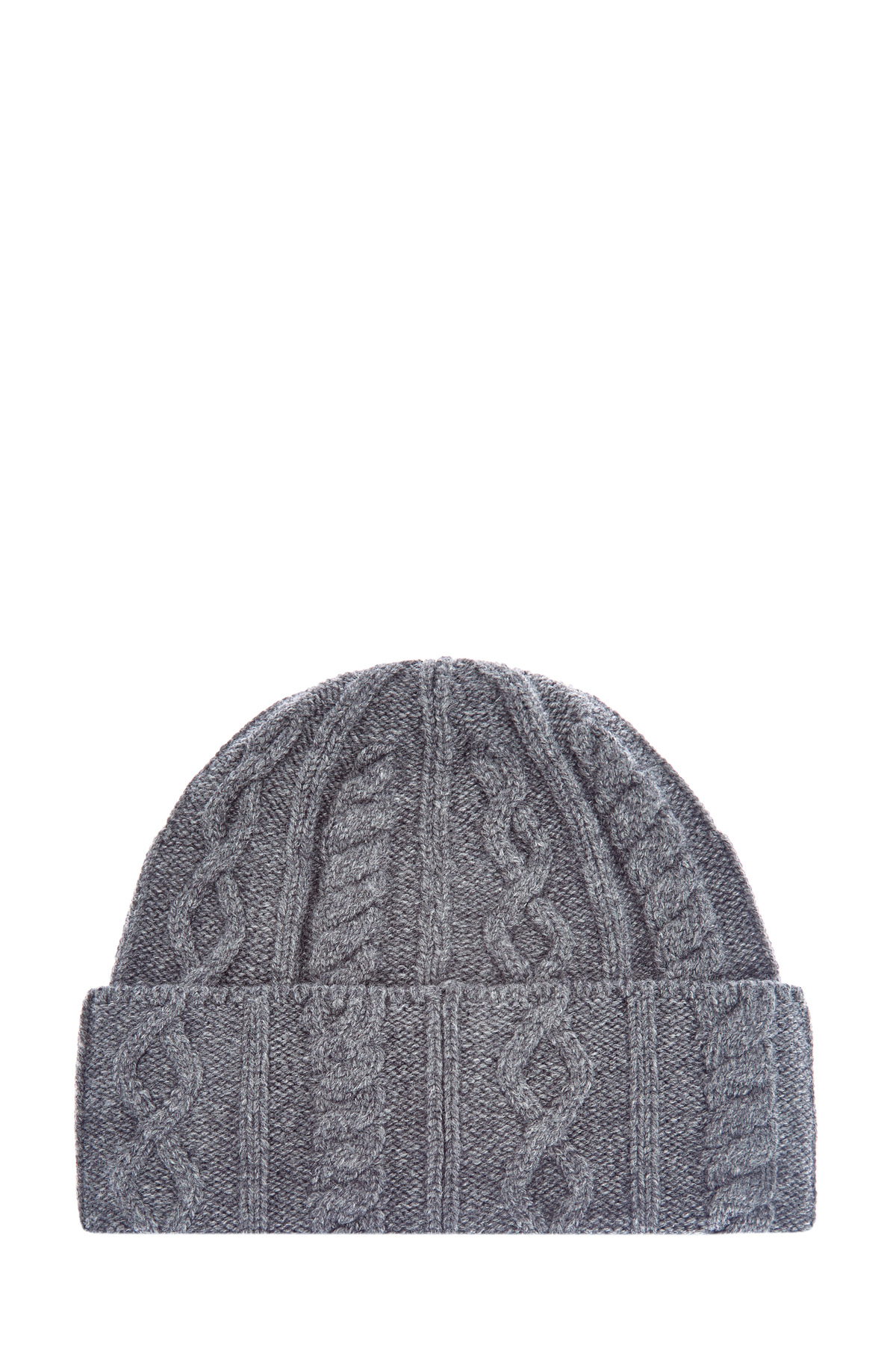 Шапка Nordic из фактурного кашемирового трикотажа BRUNELLO CUCINELLI, цвет серый, размер M;XL;L - фото 3