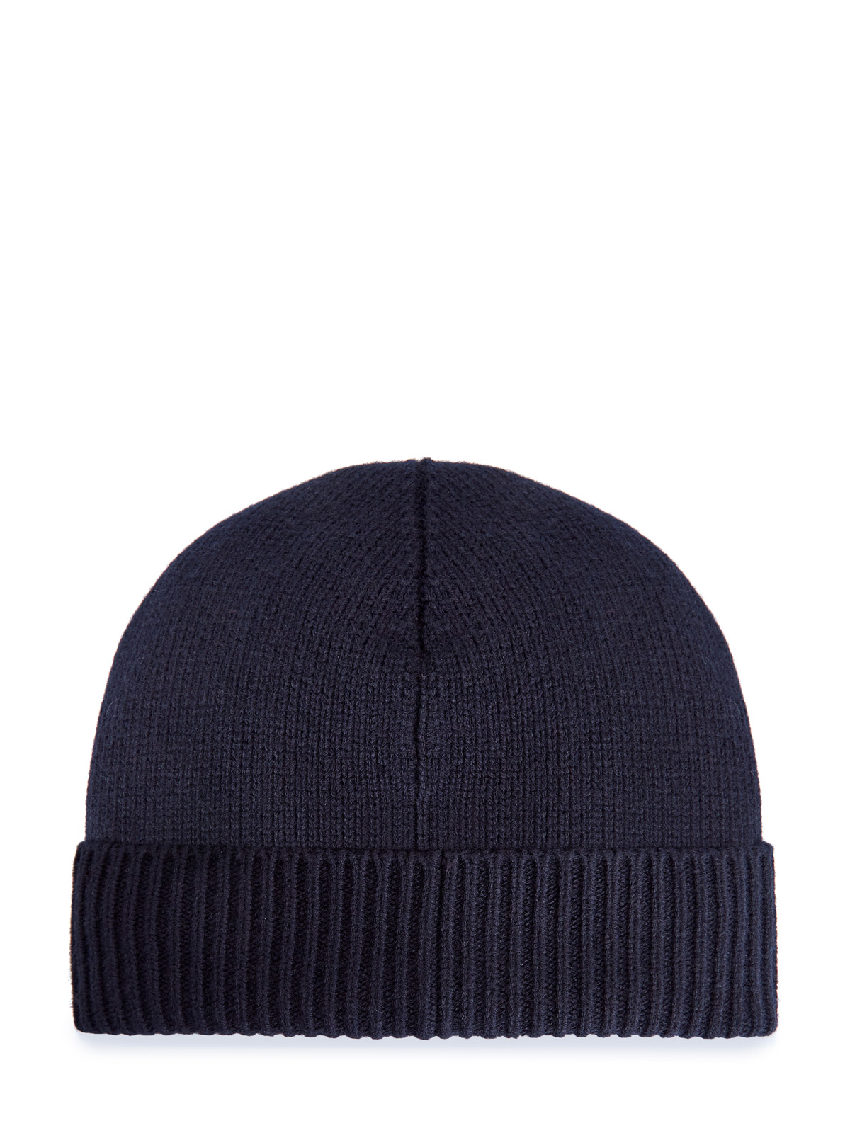 Теплая шапка из шерсти мериноса с патчем на отвороте CANADA GOOSE, цвет черный, размер 40 - фото 2