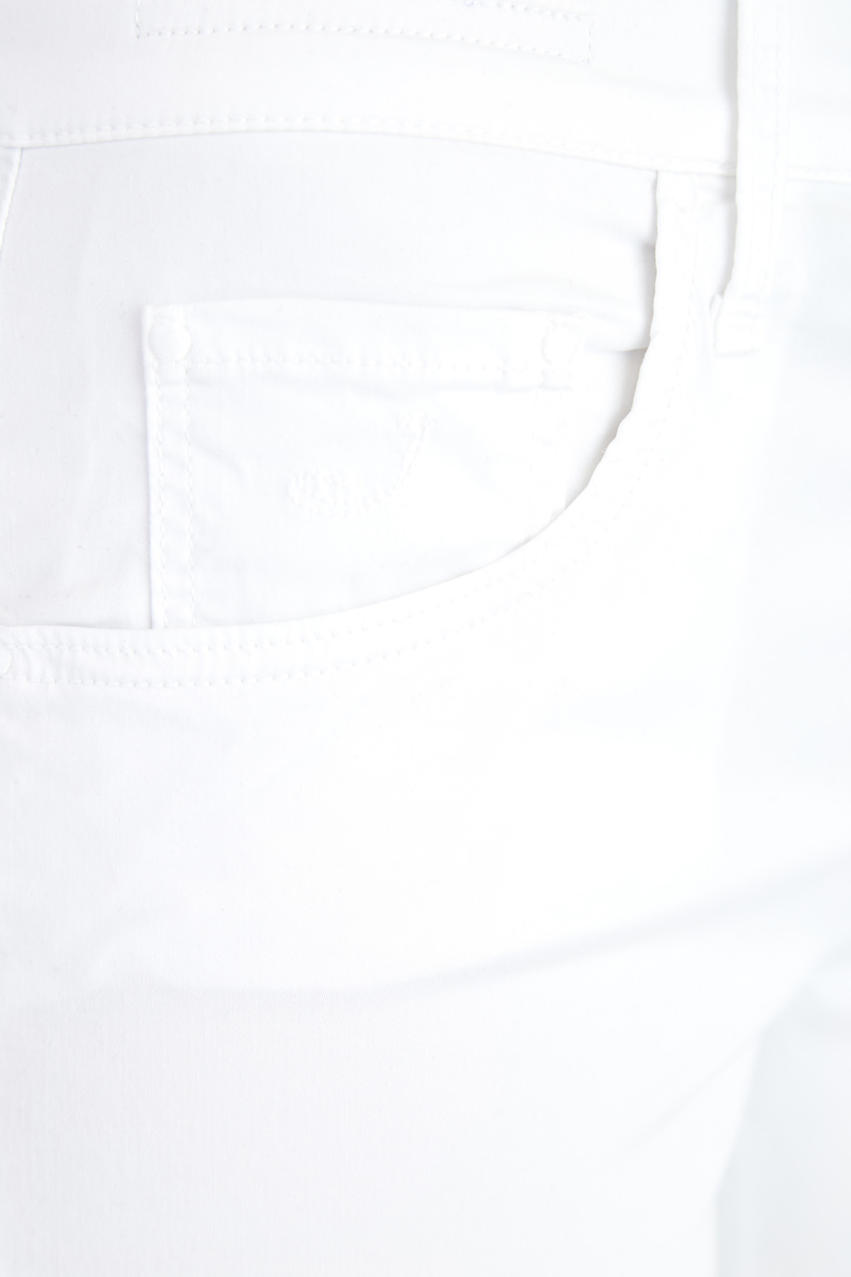 Джинсы из тенсела с вышитыми заклепками и матовой фурнитурой JACOB COHEN, цвет белый, размер 40;42;40 - фото 6