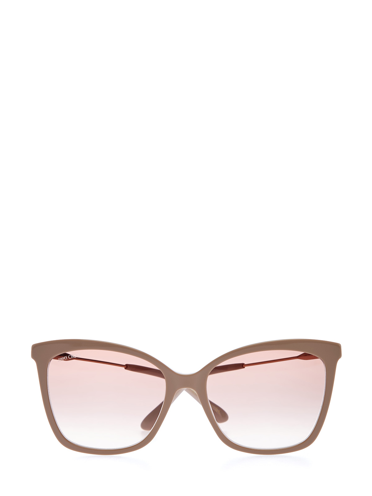 Солнцезащитные очки Maci с кристаллами Swarovski JIMMY CHOO  (sunglasses), цвет розовый - фото 1