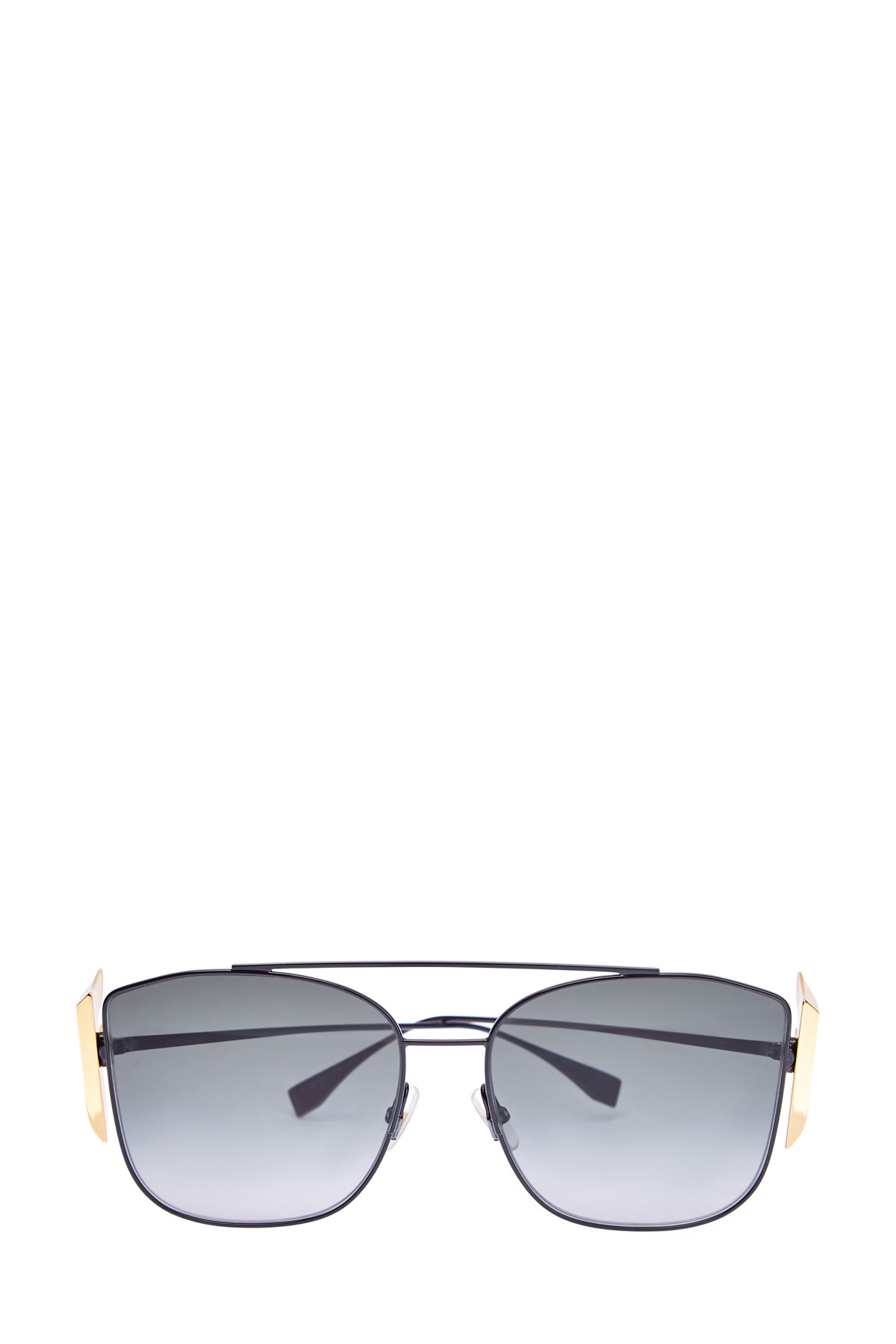 Очки FFreedom с кристаллами Swarovski и литой символикой FENDI (sunglasses), цвет черный, размер 40;42;44;46 - фото 1