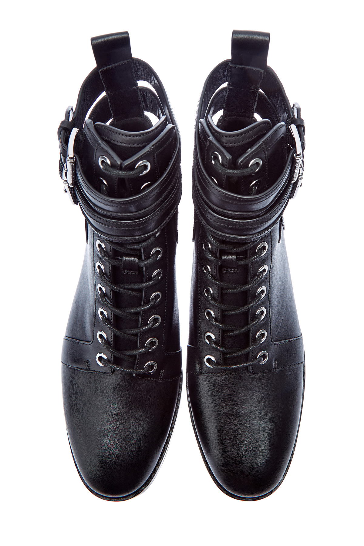 Высокие ботинки из полированной кожи MICHAEL Michael Kors, цвет черный, размер 8;8.5 - фото 5