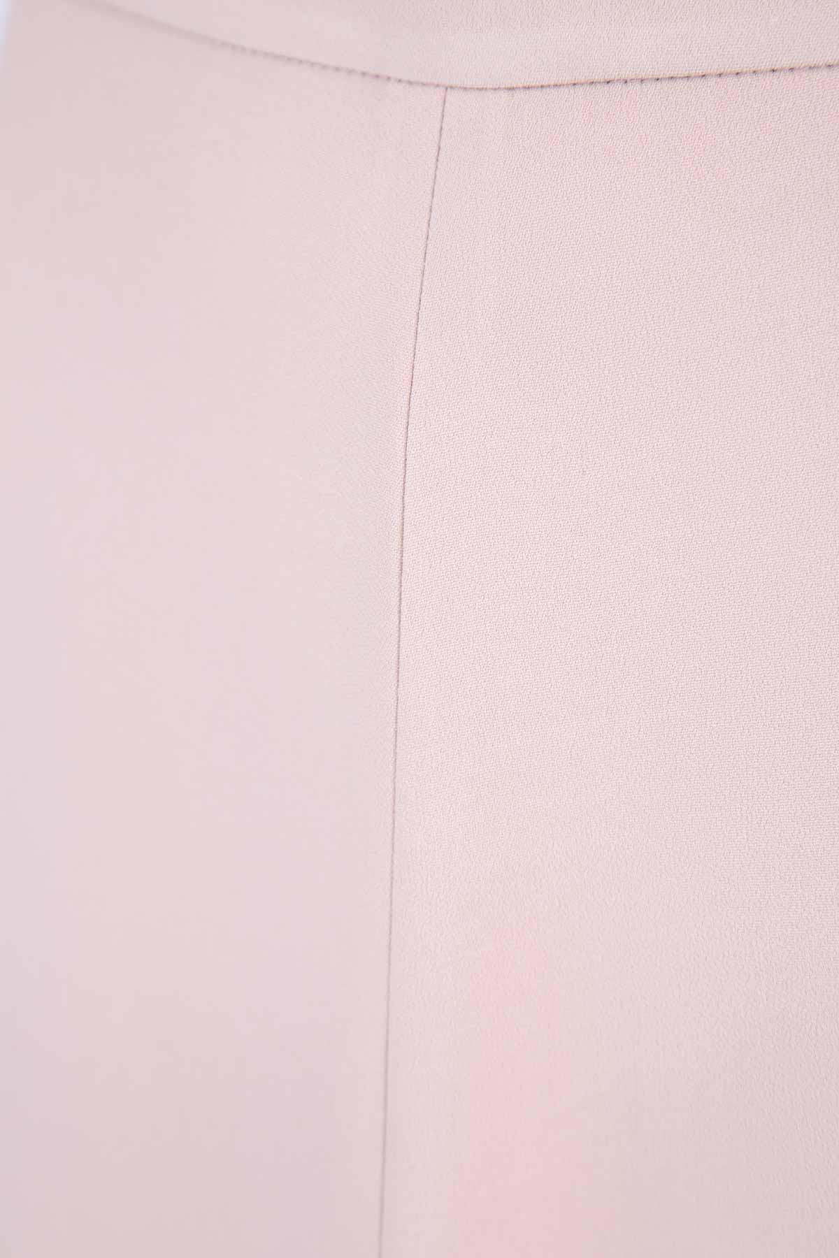Лаконичная юбка-миди расклешенного кроя ERMANNO SCERVINO, цвет бежевый, размер 46 - фото 4
