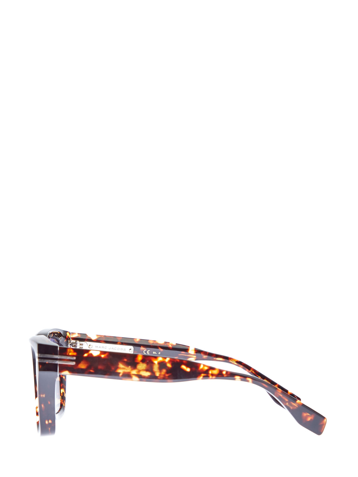 Солнцезащитные очки-вайфареры в квадратной оправе MARC JACOBS (sunglasses), цвет коричневый, размер S;M;L - фото 3