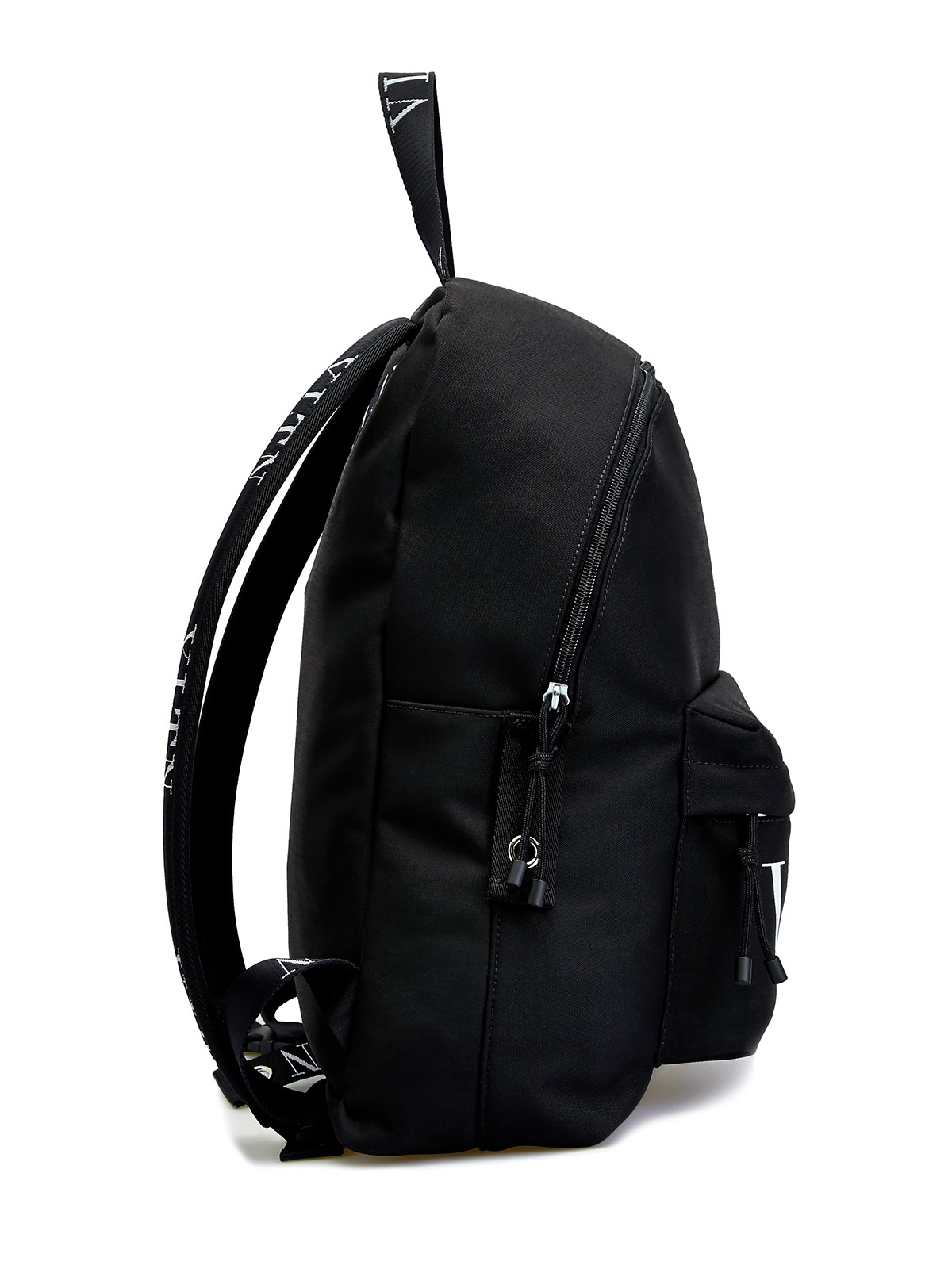 Вместительный рюкзак из нейлона с логотипом VLTN VALENTINO, цвет черный, размер 36;36.5;37;37.5;38;38.5;39;40;41;39.5 - фото 4