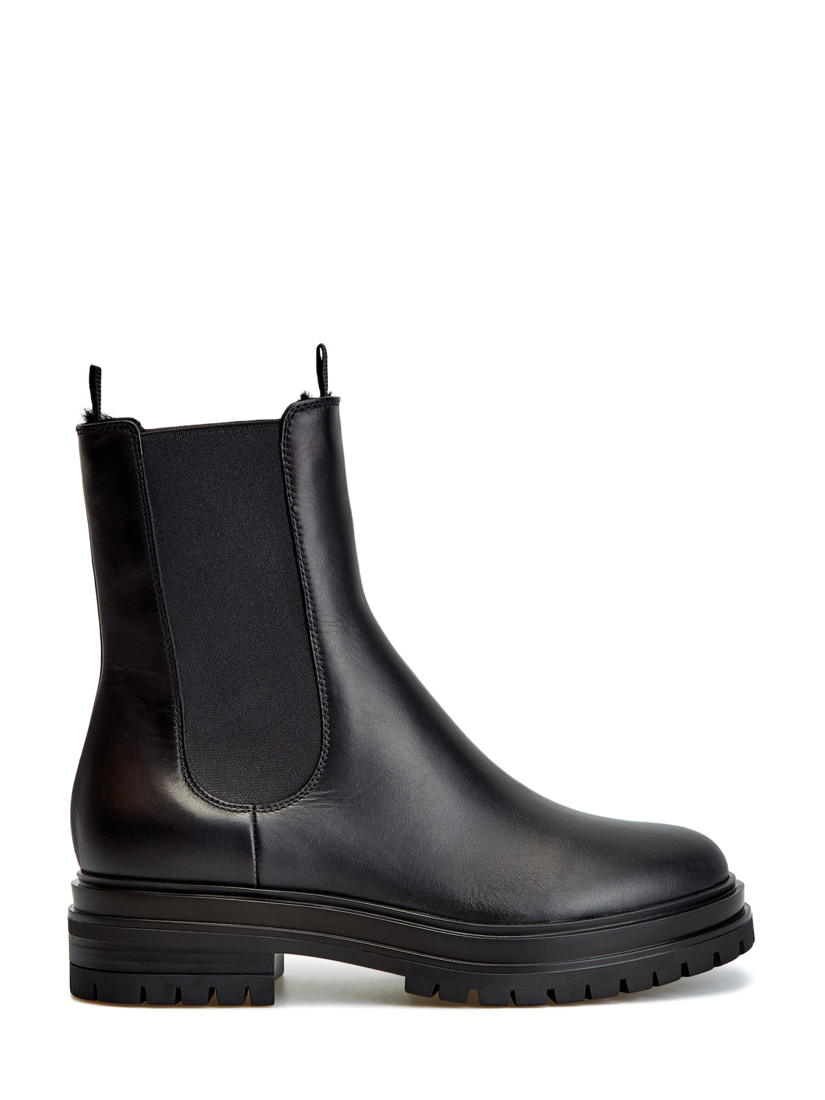 Кожаные ботинки-челси на массивной подошве GIANVITO ROSSI, цвет черный, размер 36;36.5;37;37.5;38;38.5 - фото 1