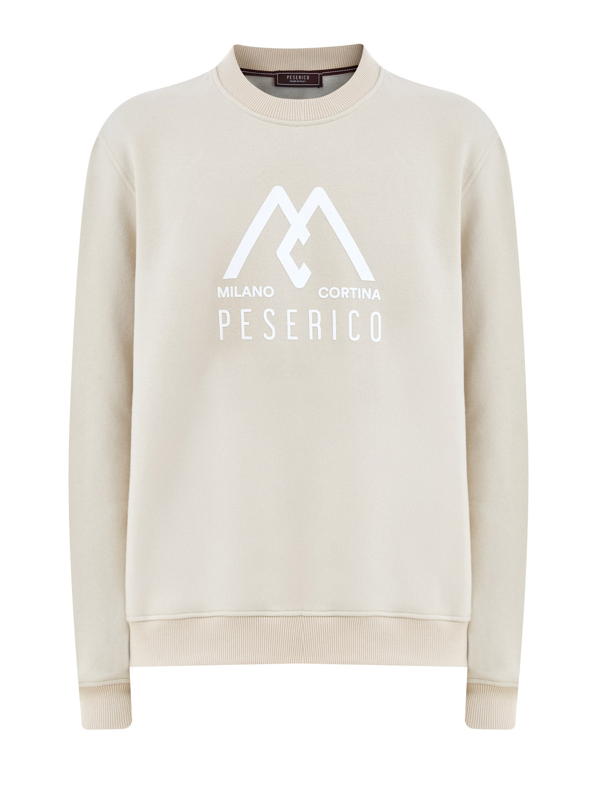 Свитшот из хлопка и кашемира с логотипом Milano Cortina 59040₽