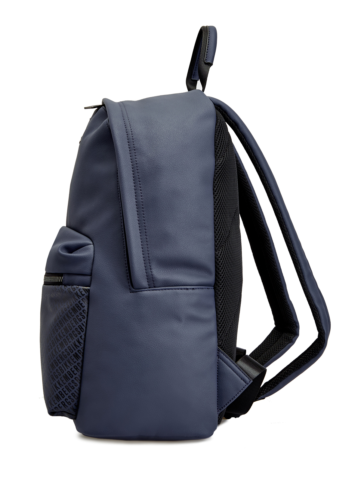 Рюкзак из матовой эко-кожи с мембранной спинкой BIKKEMBERGS, цвет синий, размер M - фото 3