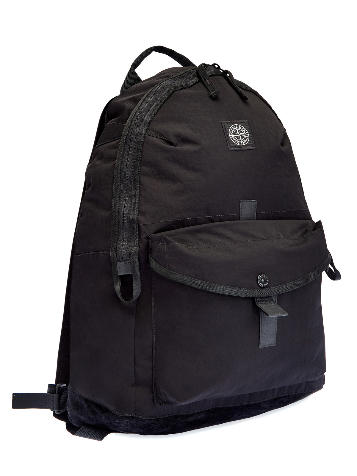 Вместительный рюкзак в стиле urban с двумя отделениями STONE ISLAND, цвет черный, размер 52;54;56 - фото 3