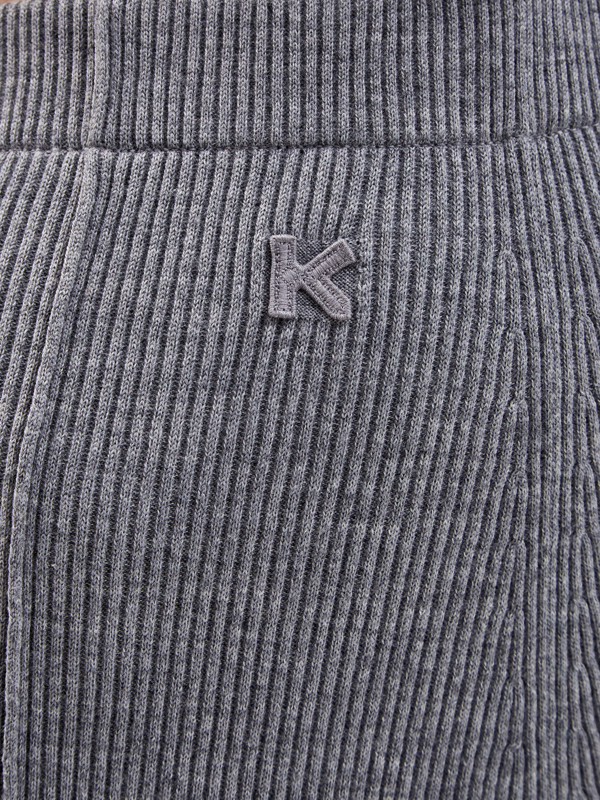 Юбка-миди с асимметричным кроем и разрезами KENZO, цвет серый, размер XS;M;S - фото 5