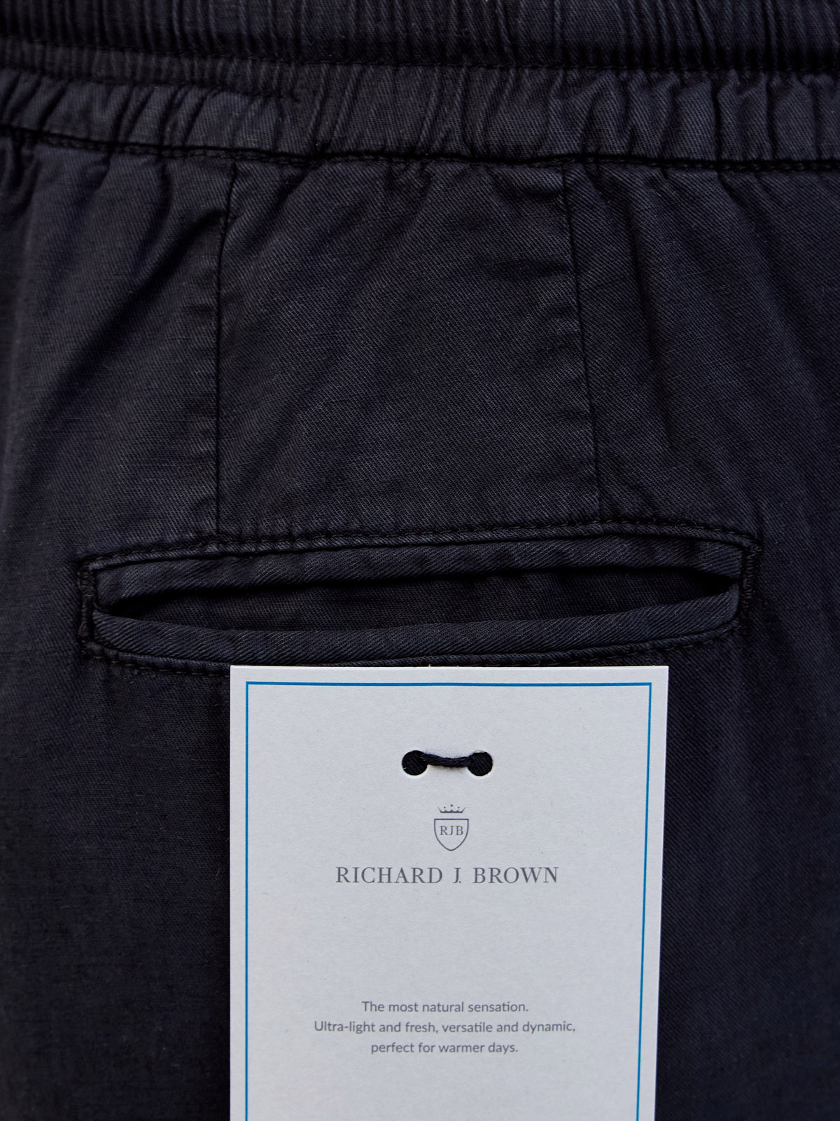 Легкие брюки из лиоцелла, хлопка и льна с поясом на кулиске RICHARD J. BROWN, цвет черный, размер 44;46;48;50;52;54;54;58 - фото 5