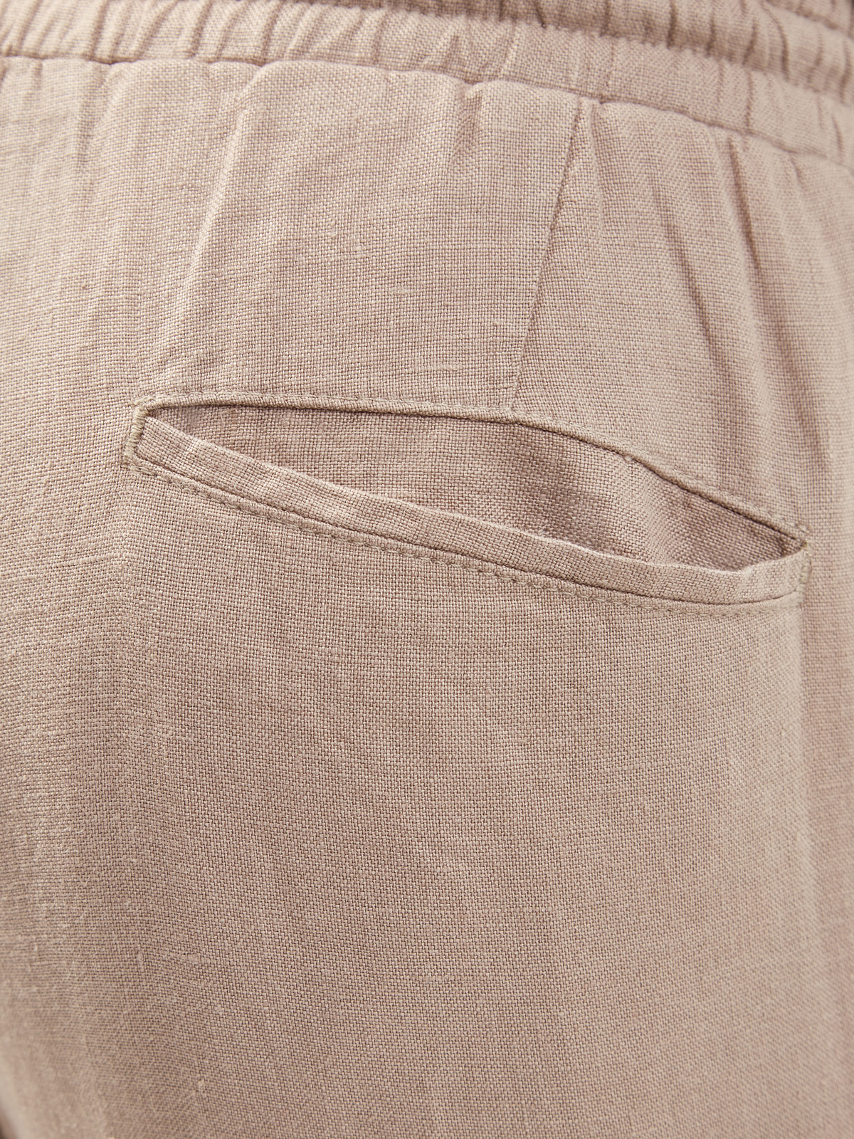 Льняные брюки в расслабленном стиле sprezzatura CUDGI, цвет бежевый, размер L;XL;2XL;4XL;5XL;M - фото 6