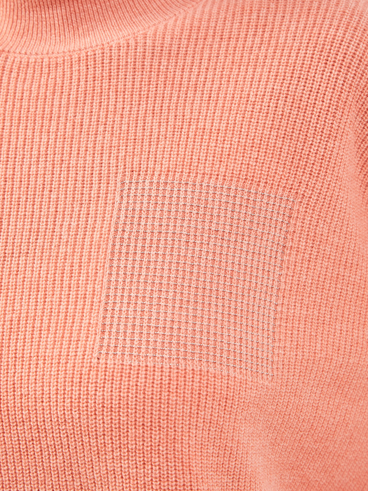 Джемпер тонкой вязки с декоративным карманом Punto Luce PESERICO, цвет оранжевый, размер 38;40;44;46 - фото 5