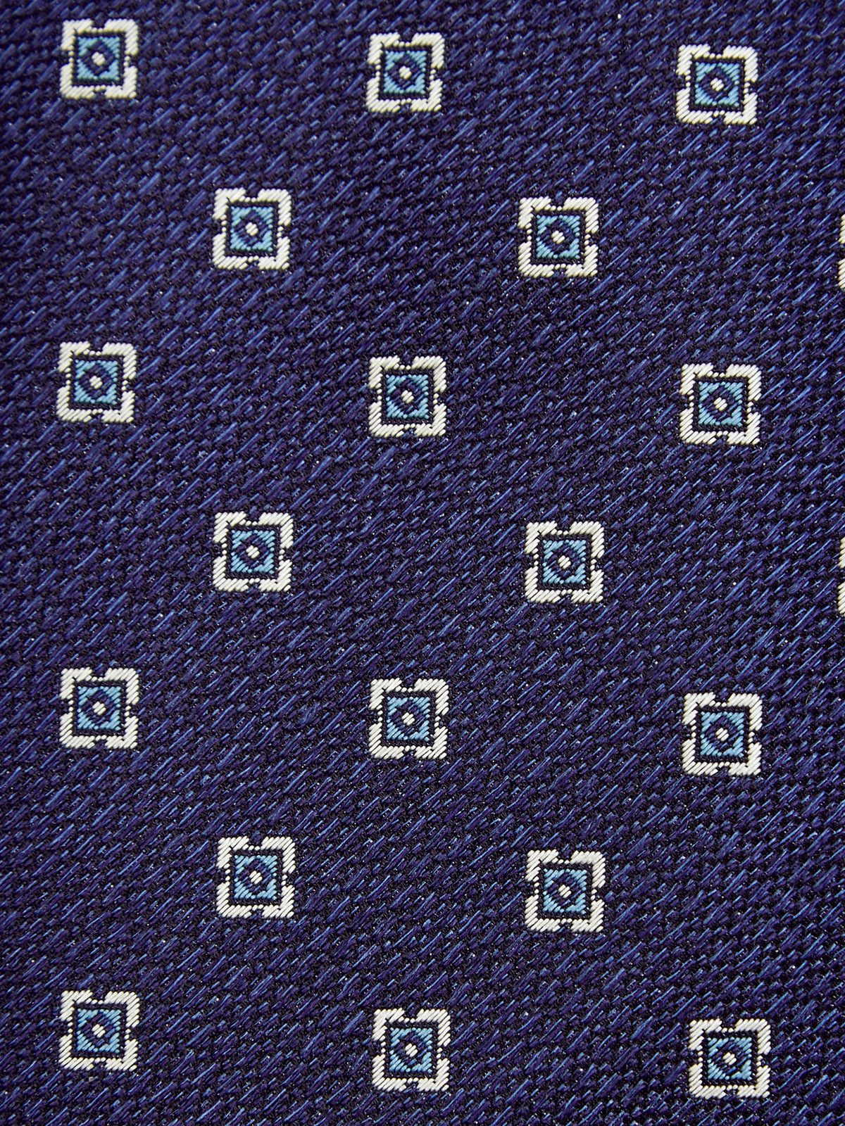 Галстук ручной работы из шелкового жаккарда CANALI, цвет синий, размер 50;52;54;56;58;48 - фото 2