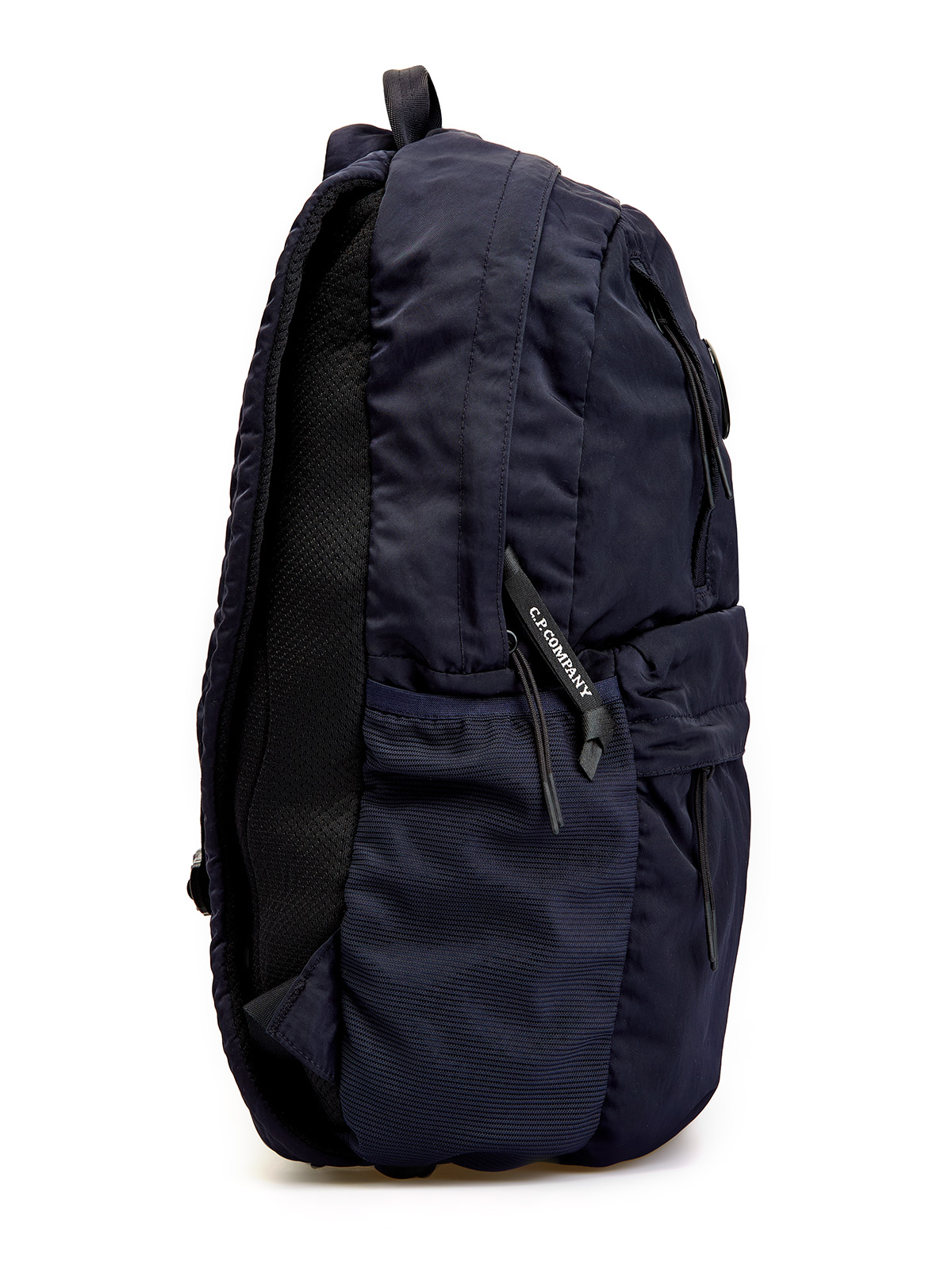 Рюкзак из водостойкого материала Nylon B с фирменной линзой C.P.COMPANY, цвет синий, размер 60;59;58 - фото 3