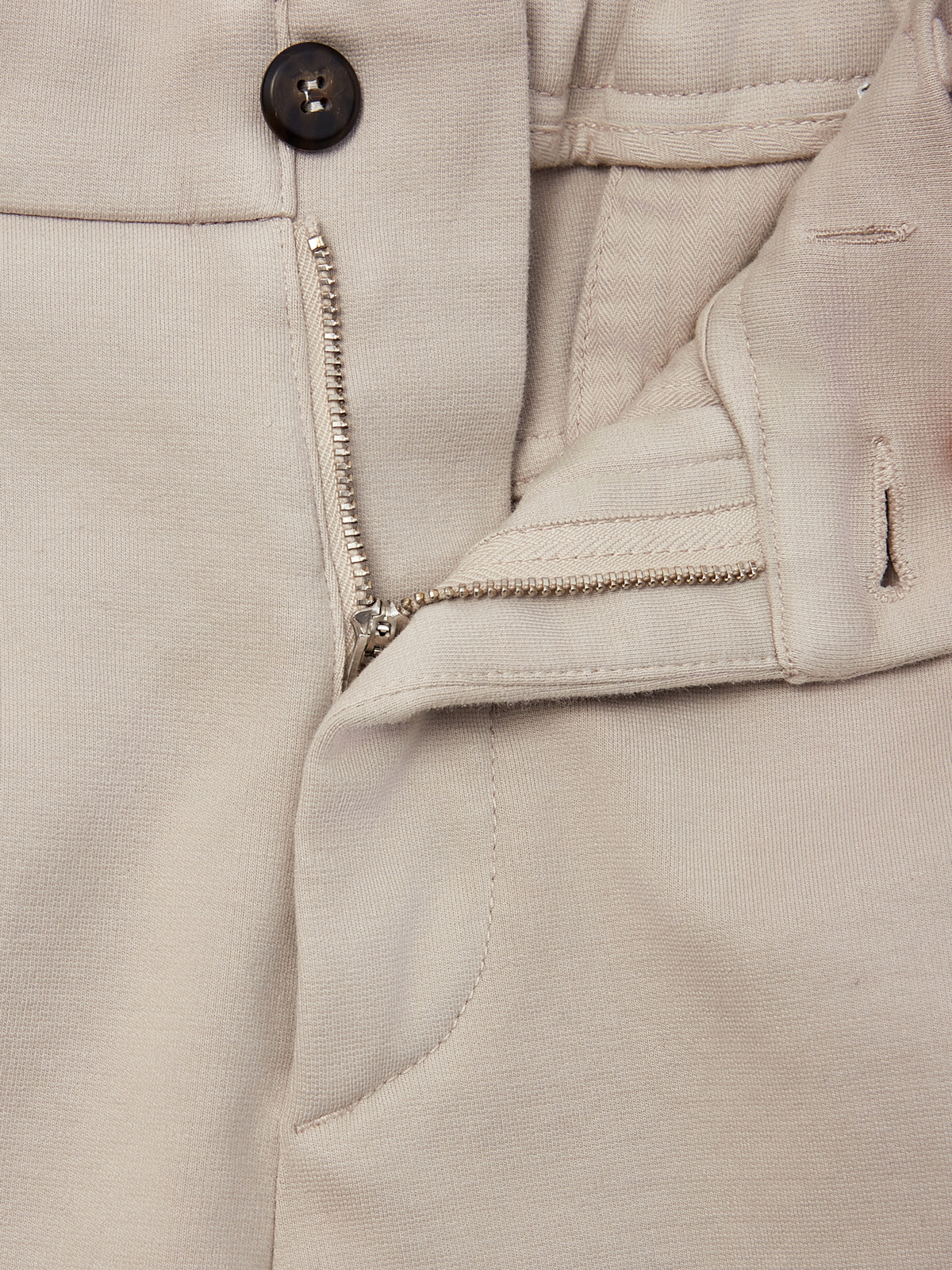 Хлопковые брюки в стиле sprezzatura с поясом на кулиске ELEVENTY, цвет серый, размер 48;50;52;54 - фото 6