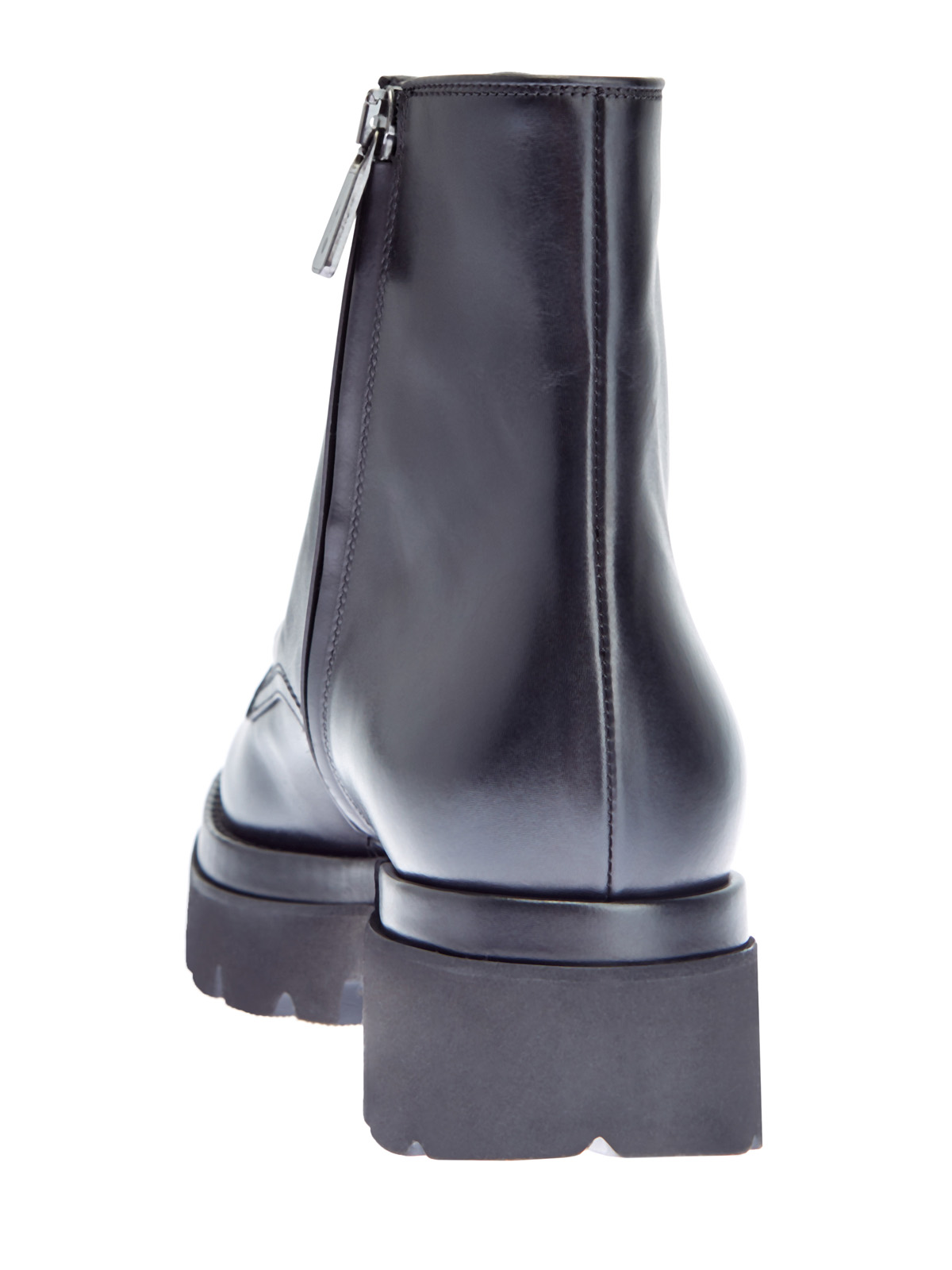 Высокие ботинки из гладкой полированной кожи SANTONI, цвет черный, размер 36.5;37.5;38;39.5;40;37;39 - фото 4