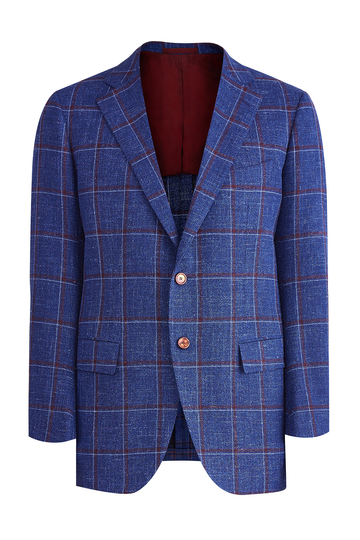 пиджак CESARE ATTOLINI, цвет синий, размер 54 - фото 1