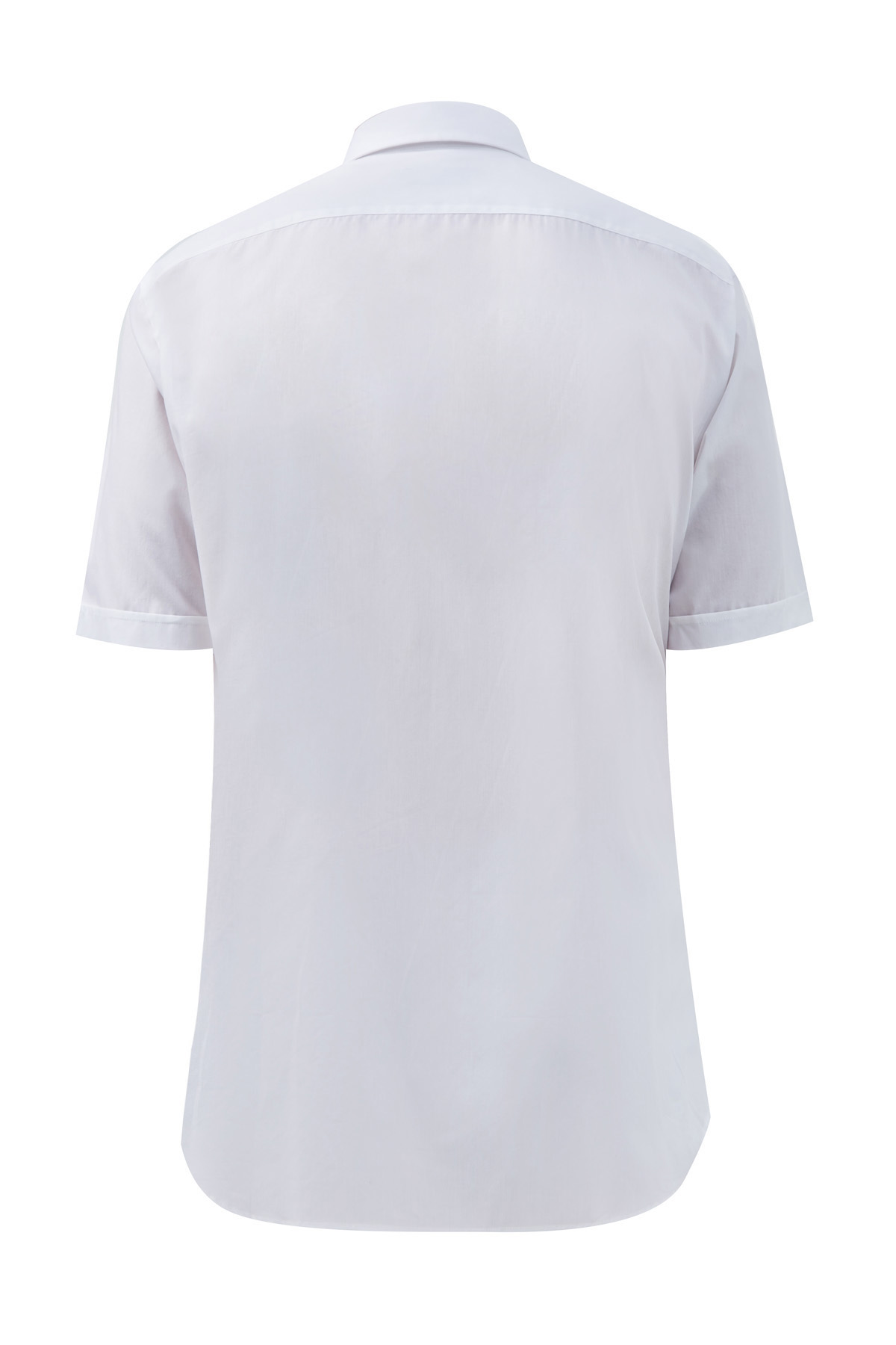 Рубашка с короткими рукавами из хлопка Impeccabile CANALI, цвет белый, размер 60 - фото 2