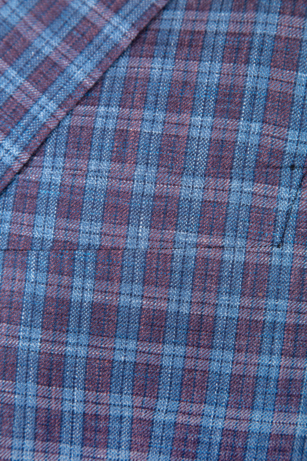 Пиджак из шерсти и шелка в клетку CANALI, цвет мульти, размер 54 - фото 2