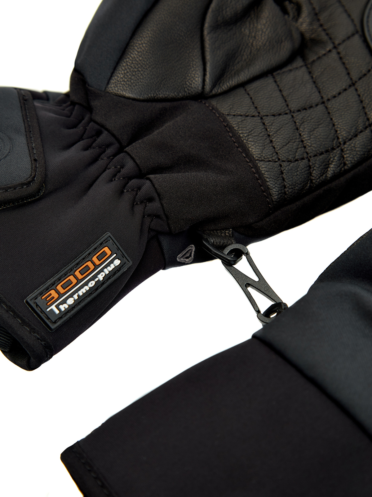 Горнолыжные перчатки из кожи и мембраны с подкладкой PrimaLoft® COLMAR, цвет черный, размер L;XL - фото 4