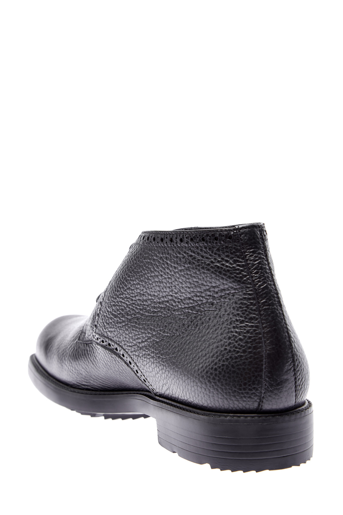 Высокие ботинки ручной работы на подкладке из меха MORESCHI, цвет черный, размер 41.5;43.5;44 - фото 4