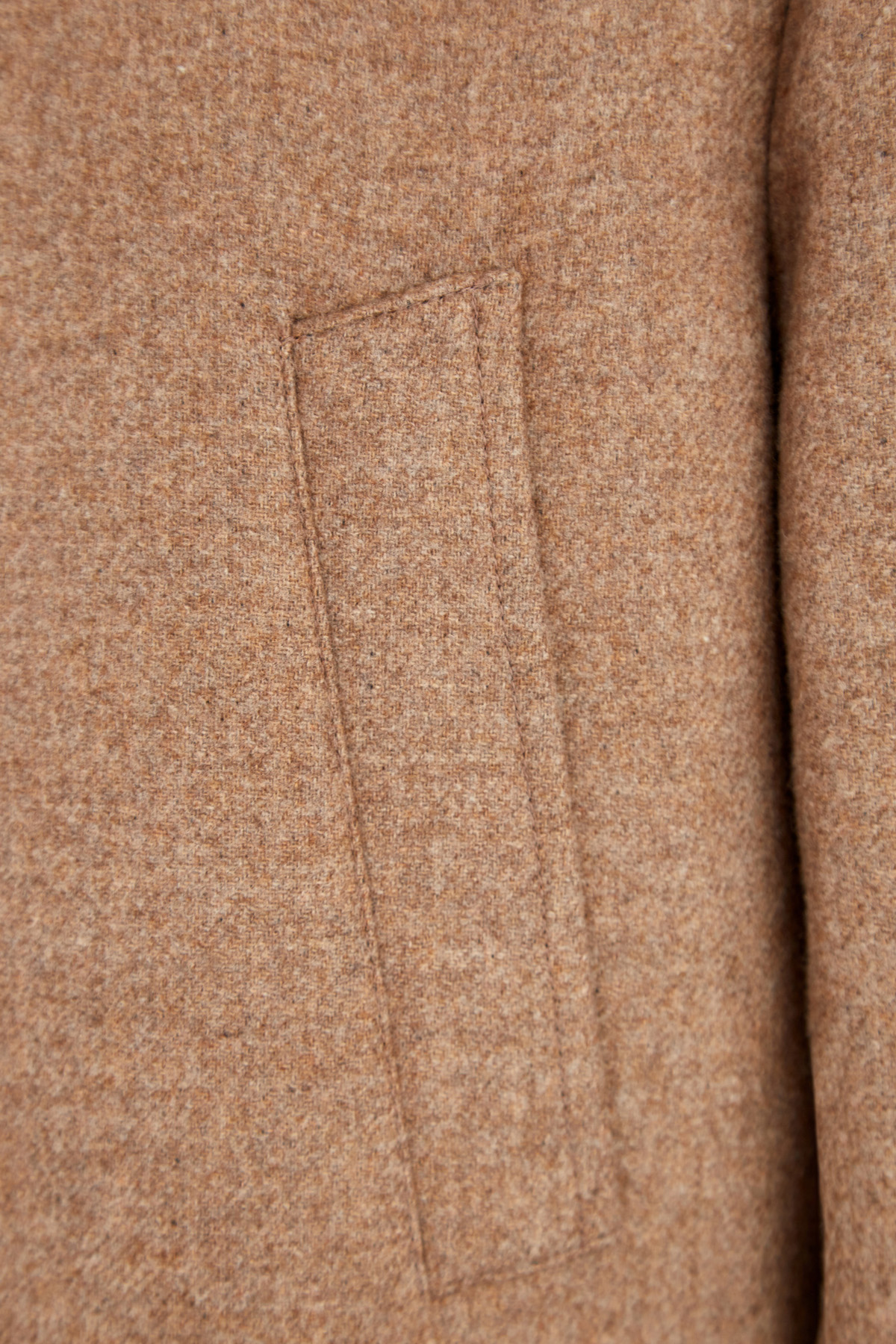 Однобортное пальто из шерсти с классическим откидным лацканом BRUNELLO CUCINELLI, цвет коричневый, размер 48;54 - фото 6