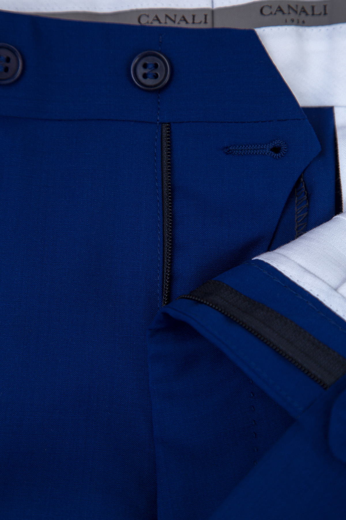 Костюм из легкой шерстяной ткани Travel Natural Comfort CANALI, цвет синий, размер 52 - фото 7