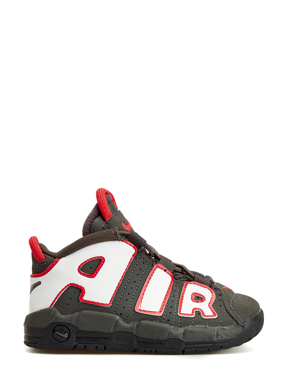 Кроссовки Nike Air More Uptempo 'Medium Ash Siren Red White' (TD)