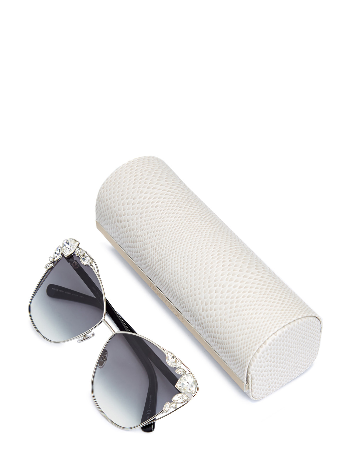 Солнцезащитные очки Kyla с кристаллами Swarovski JIMMY CHOO  (sunglasses) - фото 4
